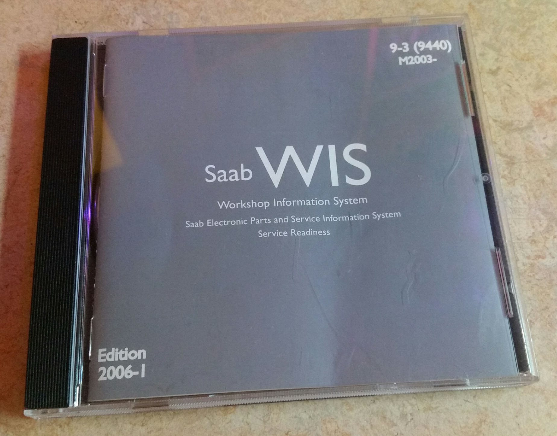 Original SAAB WIS CD-ROM för SAAB 9-3 (9440) årsmodell 2003> Original SAAB WIS CD-ROM för SAAB 9-3 (9440) (9440) (9440) årsmodell 2003> e86aac