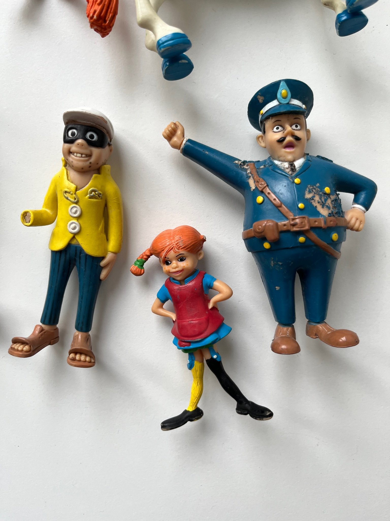 Pippi Långstrump figurer i plast Pippifigurer | Köp på Tradera (571925758)