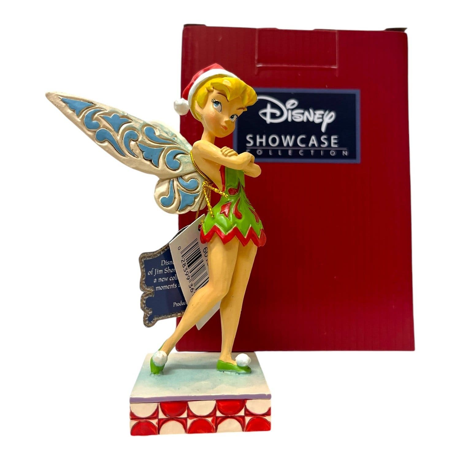 Disney-Figur von Peter Pan und Tinker Bell mit Weihnachtsdesign