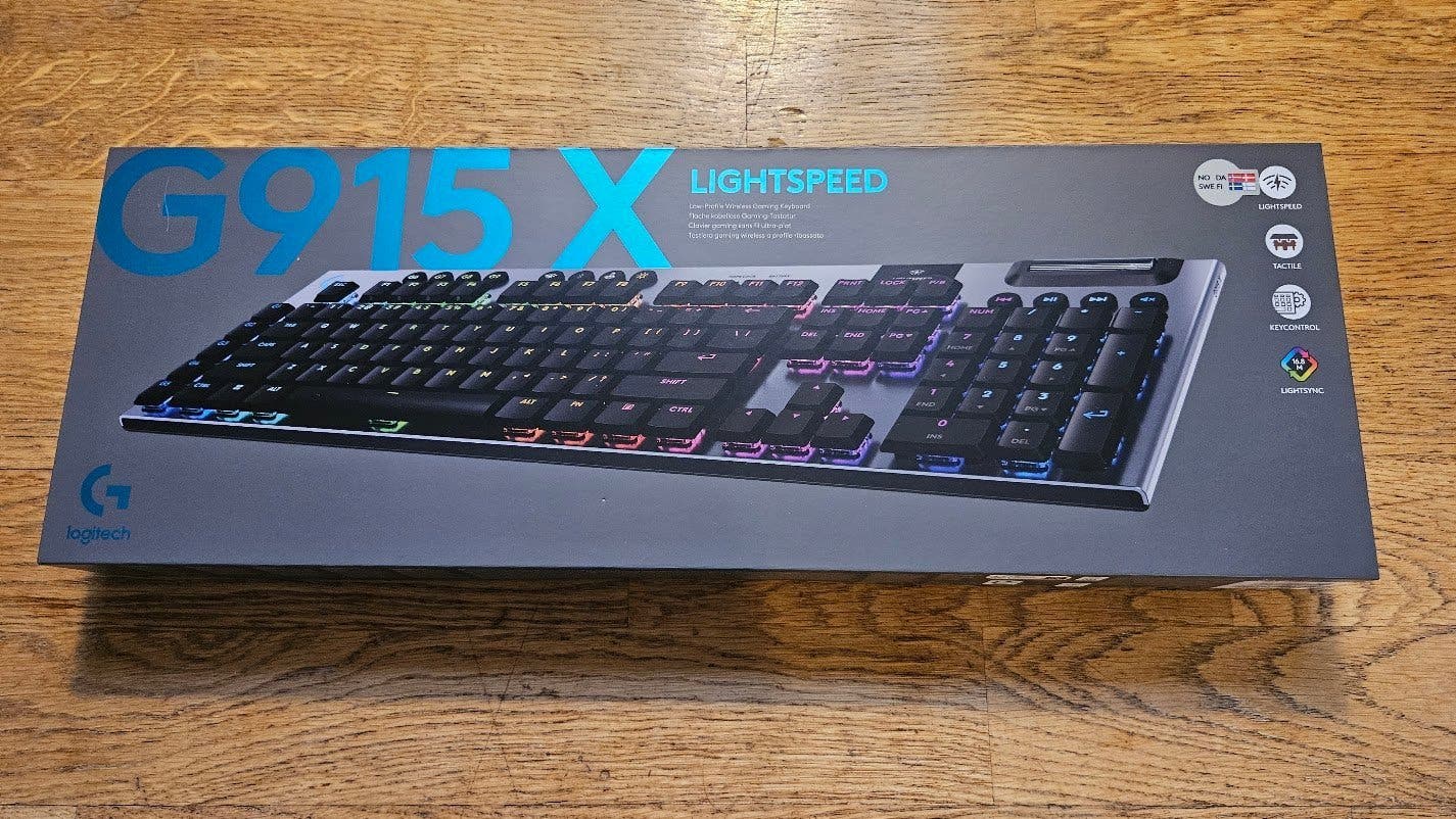 logitech g915 x lightspeed wireless gaming keyboard