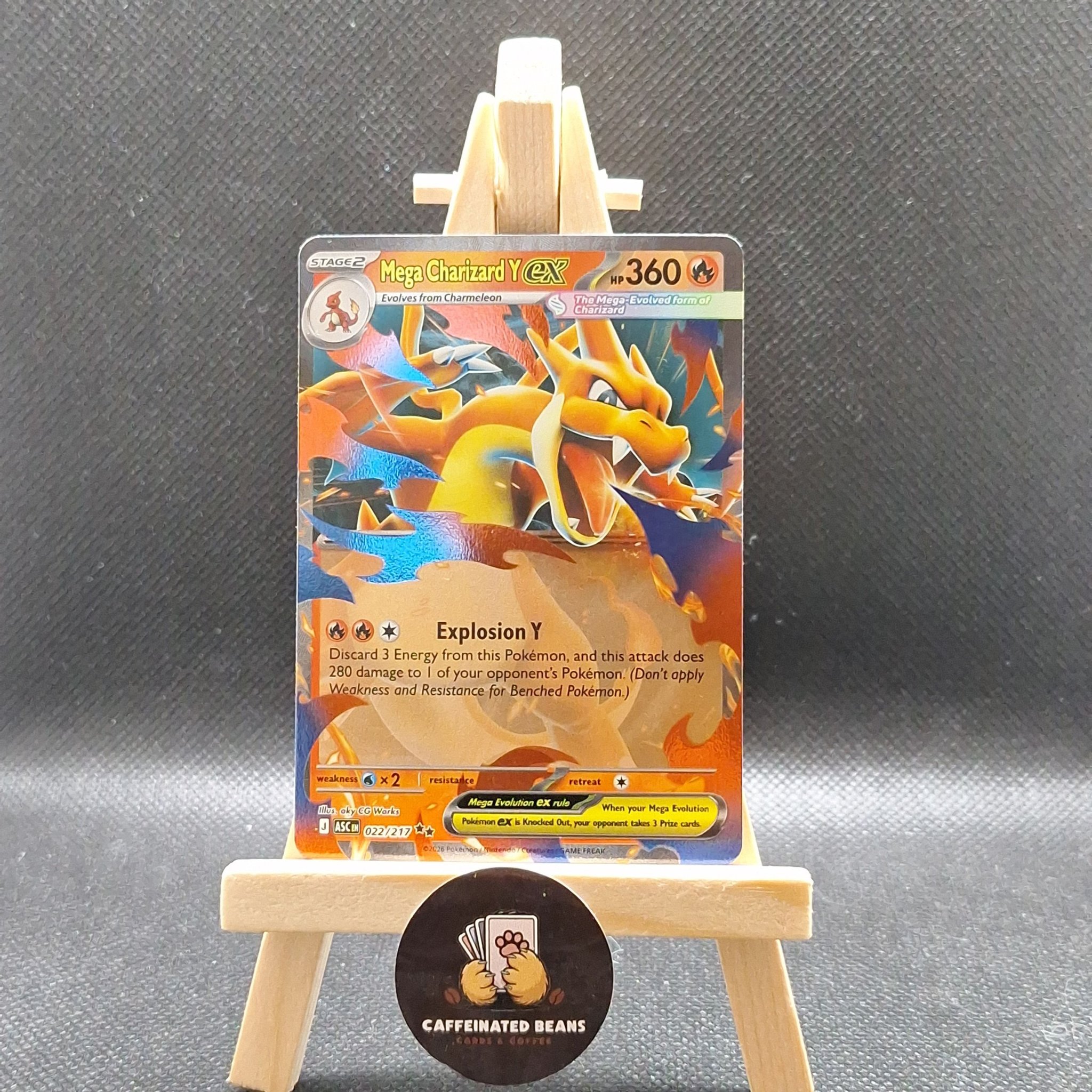 Mega Charizard Y ex #022/217 Ascended Heroes - .. | Köp på Tradera ...