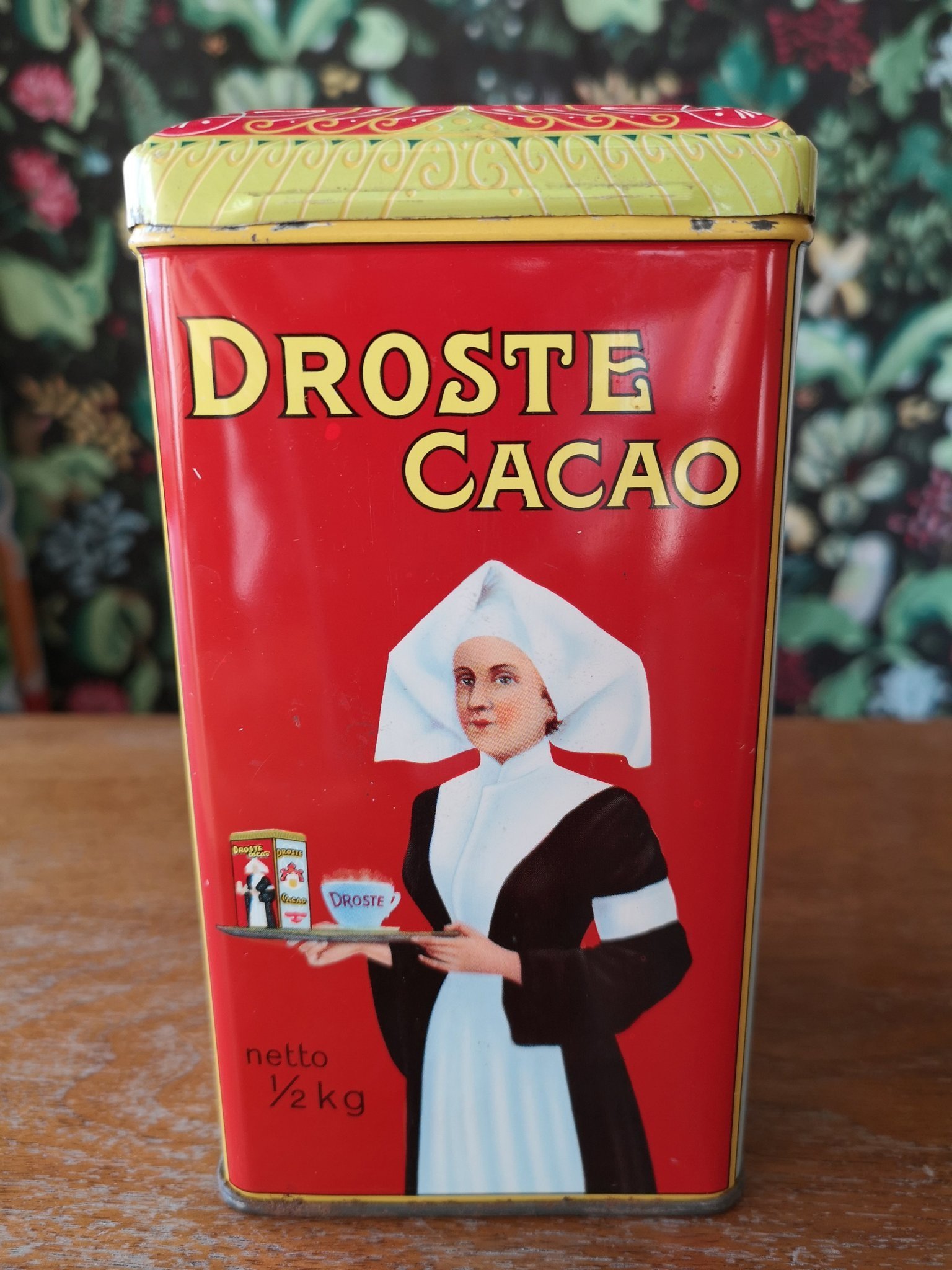 Plåtburk Droste Cacao. Haarlem Holland. Vacker.. Köp på Tradera