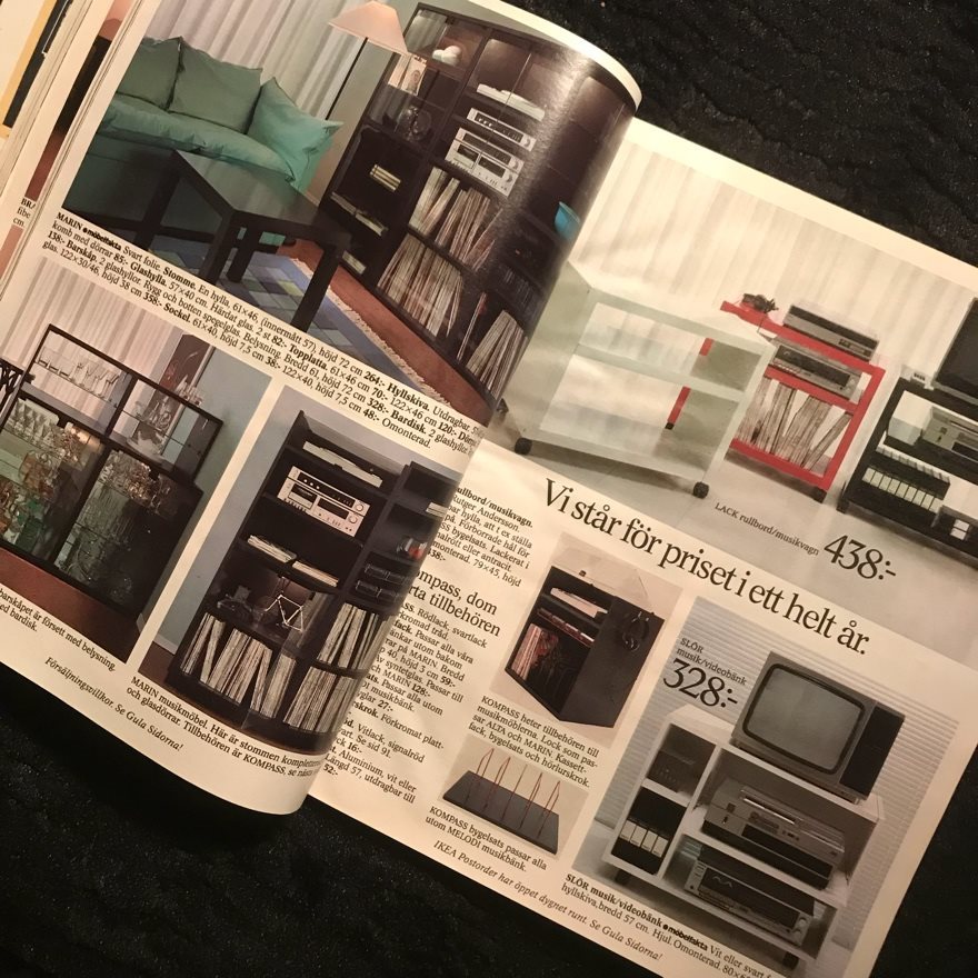 Ikea katalog 1984 möbler lampor retro soffa säng hylla nostalgi ...