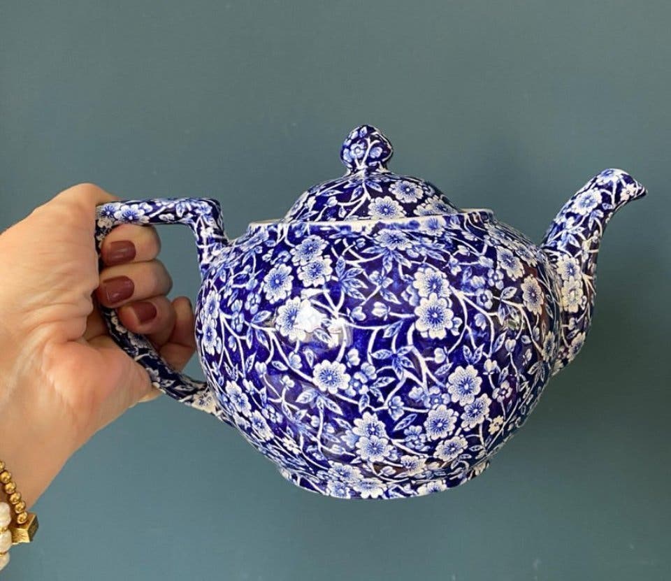 Tetera Burleigh Calico Staffordshire en venta
