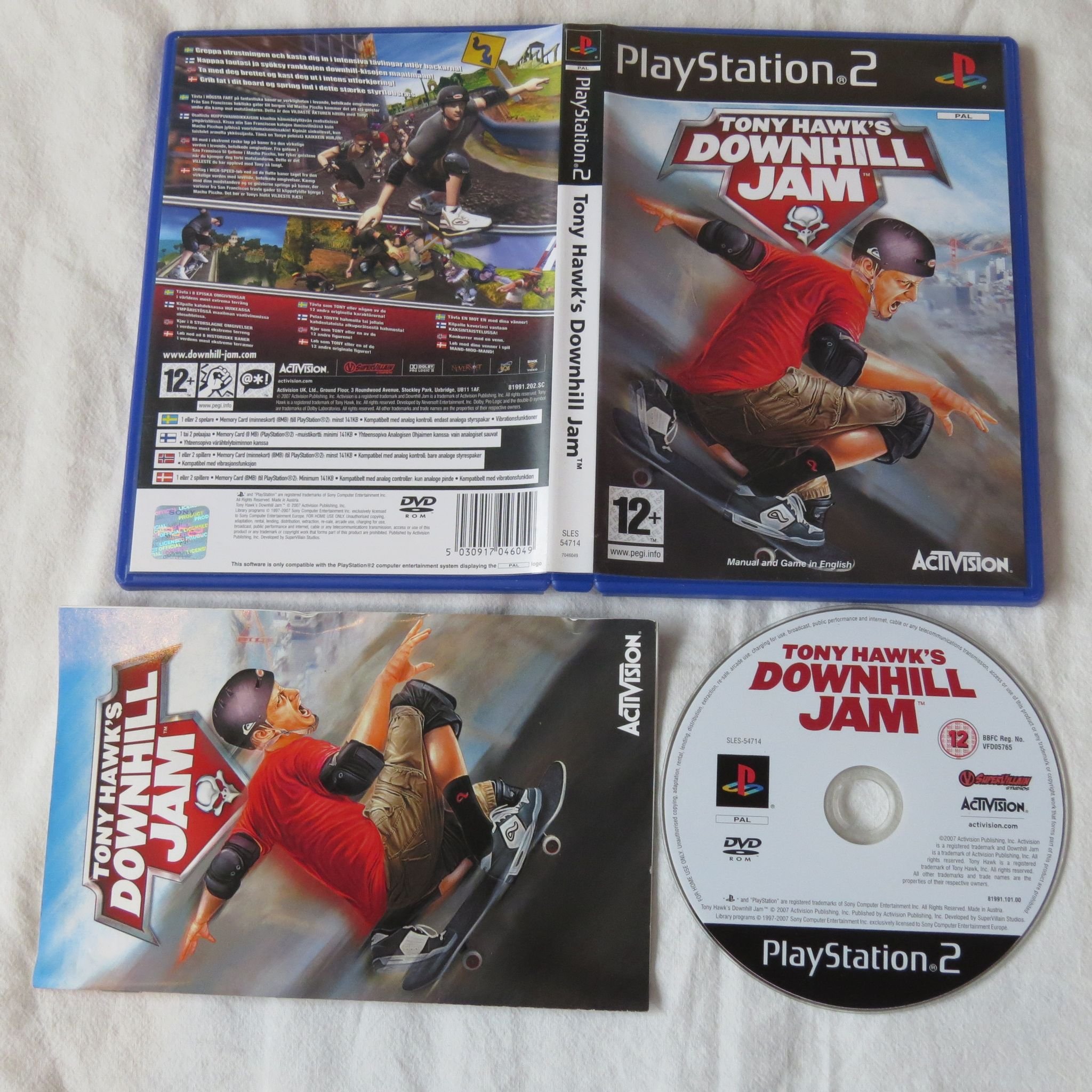 tony hawk's downhill jam ps2