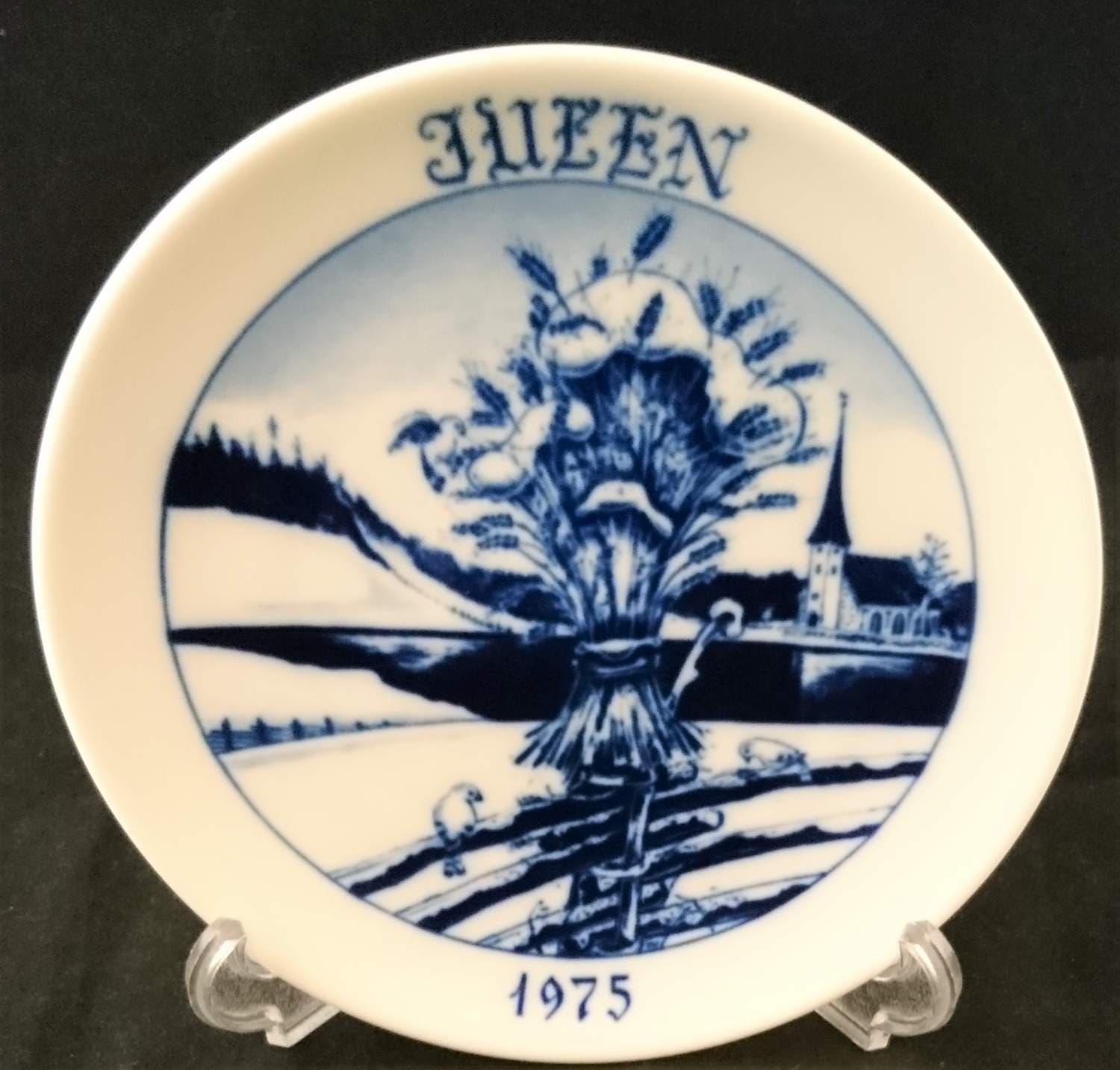 Plato navideño Hackefors de 1975