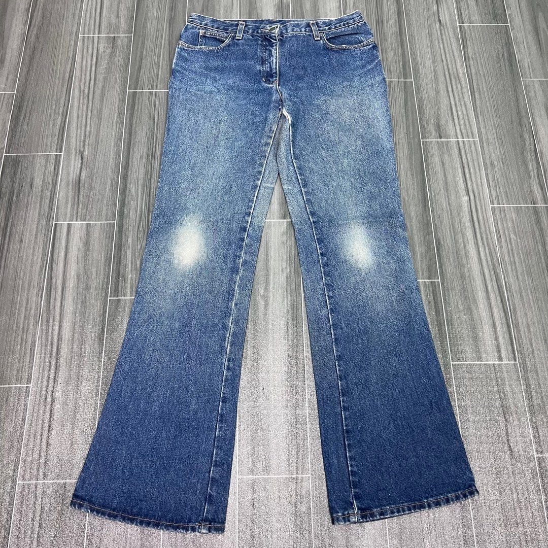 32 Vintage Fendi Flare Bootcut Jeans Distressed Jeans