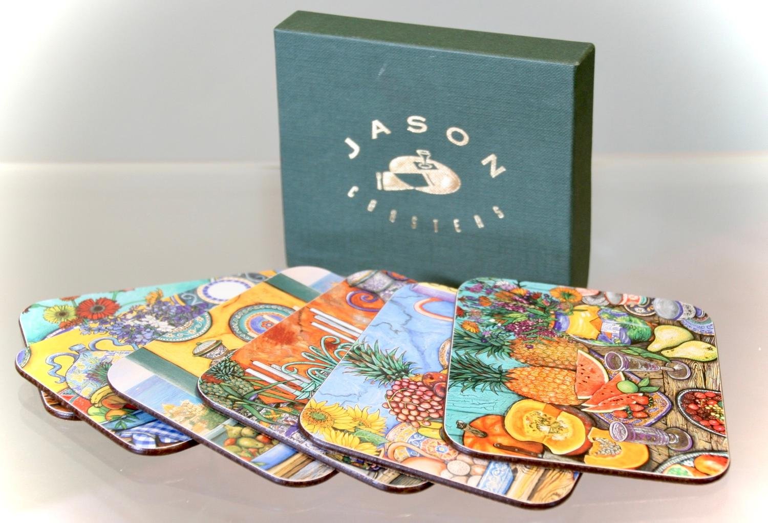 JASON 6 coasters DEKORATIVA olika M.. (408444866) ᐈ LegacyNordic på Tradera