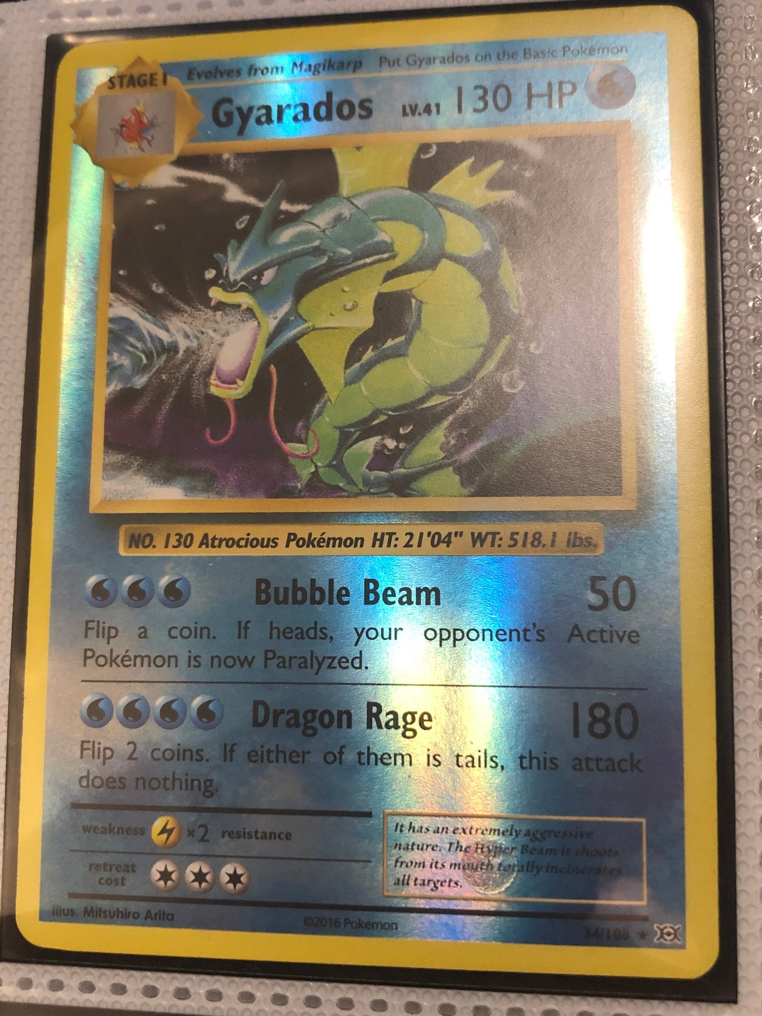 Pokemon, Gyarados, XY Evolutions, Reverse HOLO Köp på Tradera (573701959)