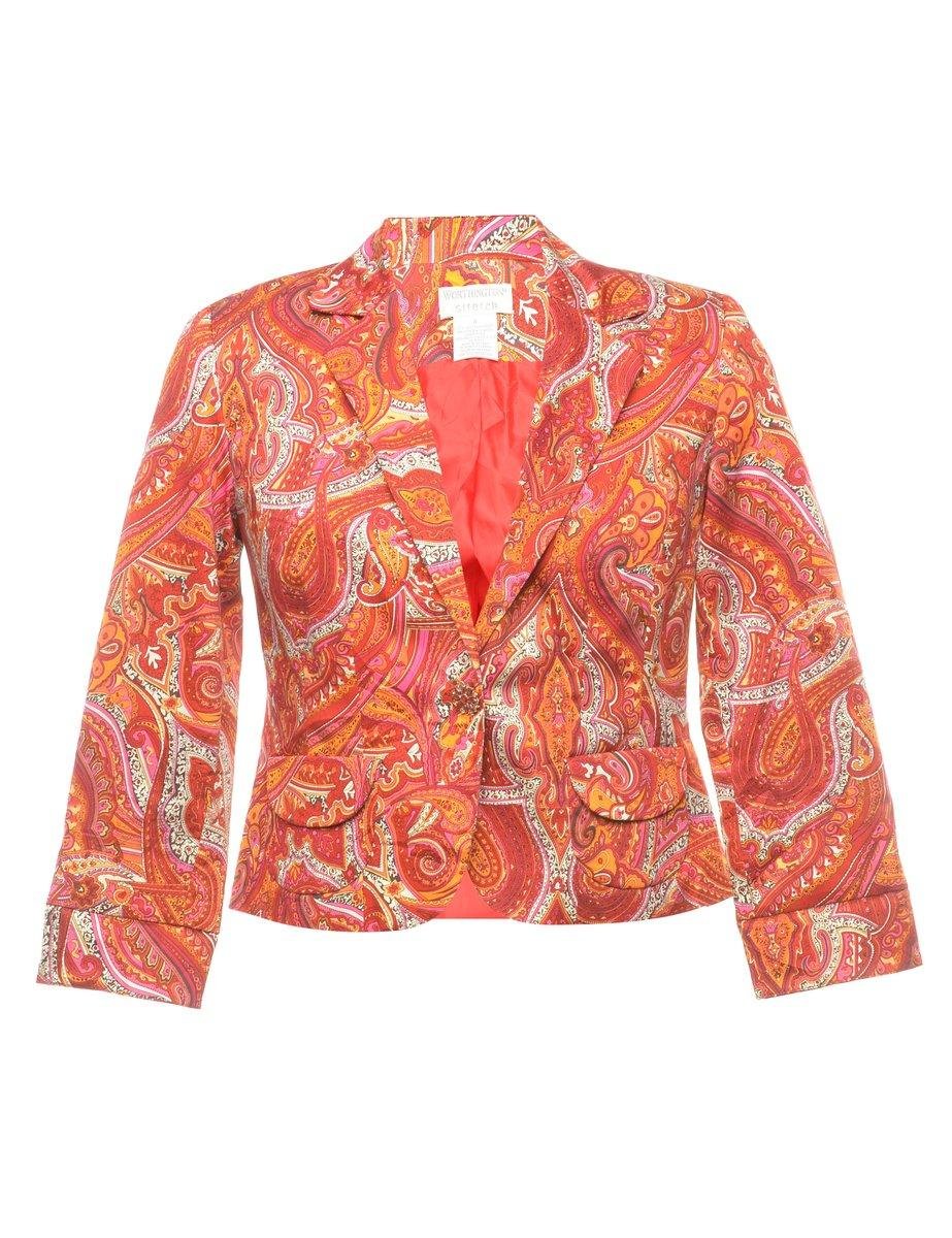 paisley blazer