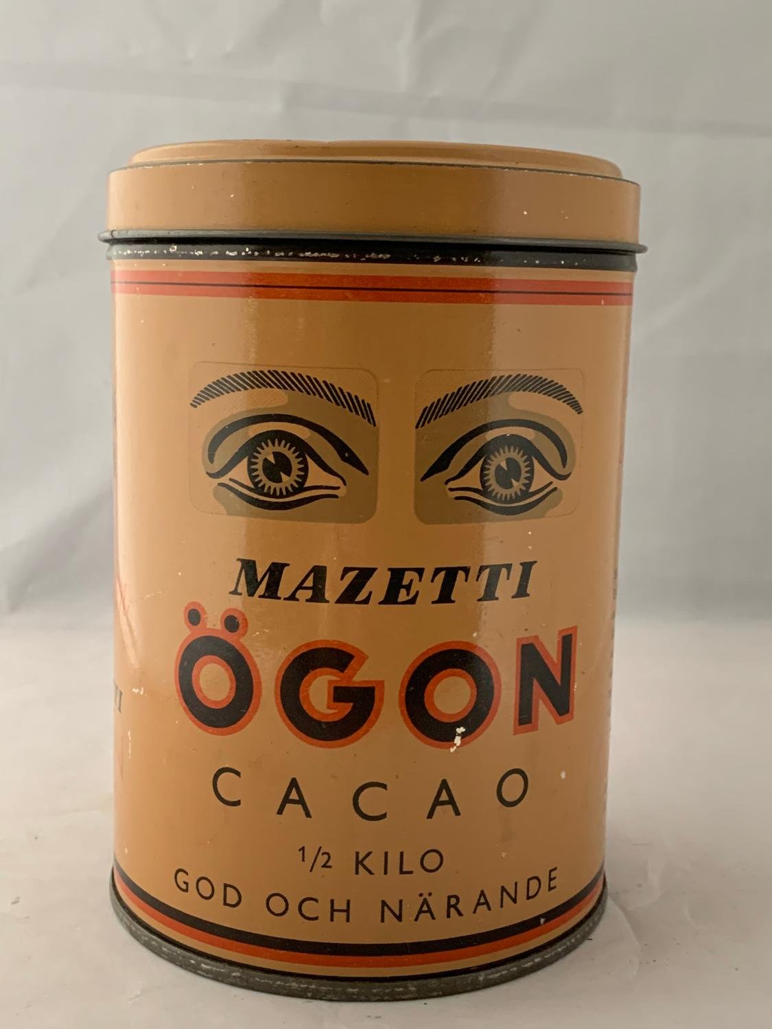 Plåt burk Mazetti Ögon Cacao (394964900) ᐈ Köp på Tradera
