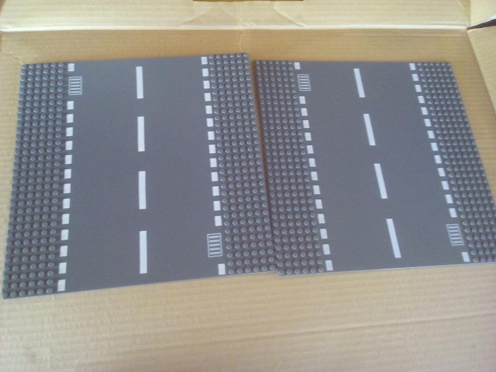 lego nytt 2st väg vägplatta 32x32 stud 25x25cm