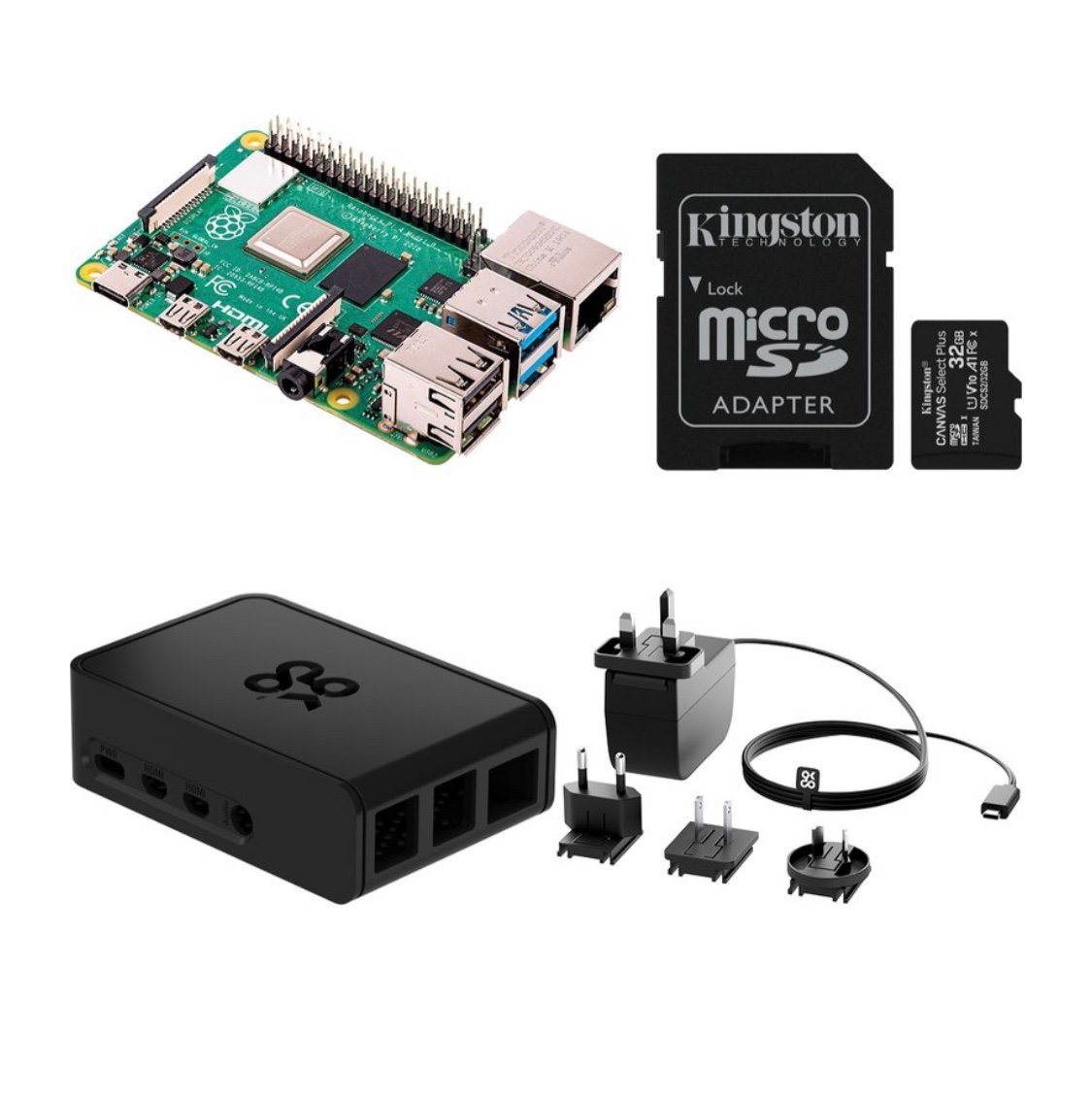 Raspberry pi 4 4gb kit 418992920 k p p tradera