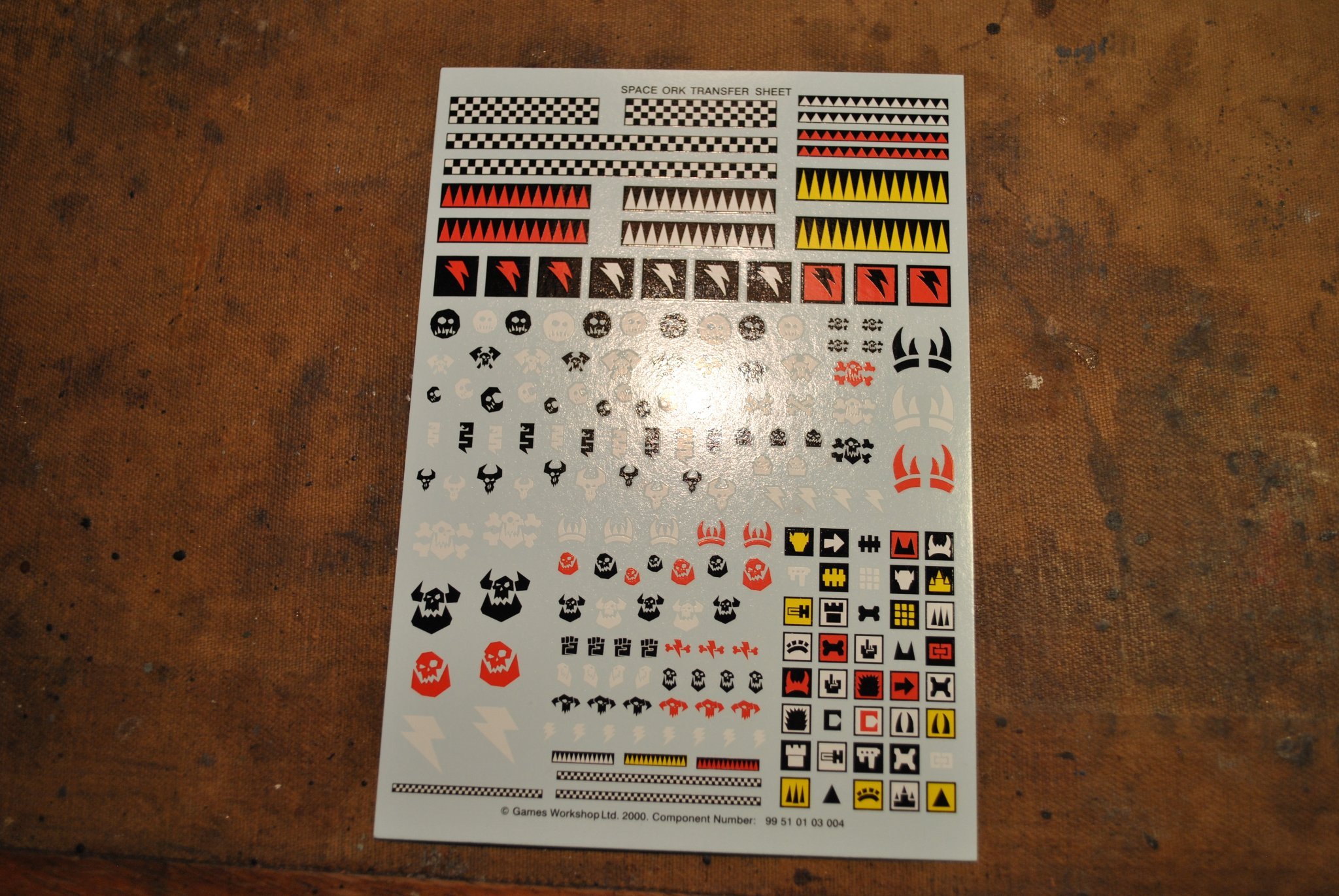 Space Ork Cadian Transfer Sheet Warhammer 40k (.. (422533201) ᐈ Köp på ...