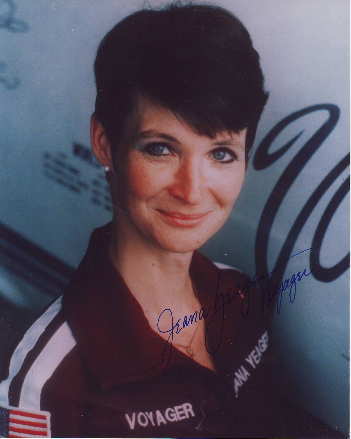 Jeana Yeager (20x25 cm) original autographed ph.. Köp på Tradera