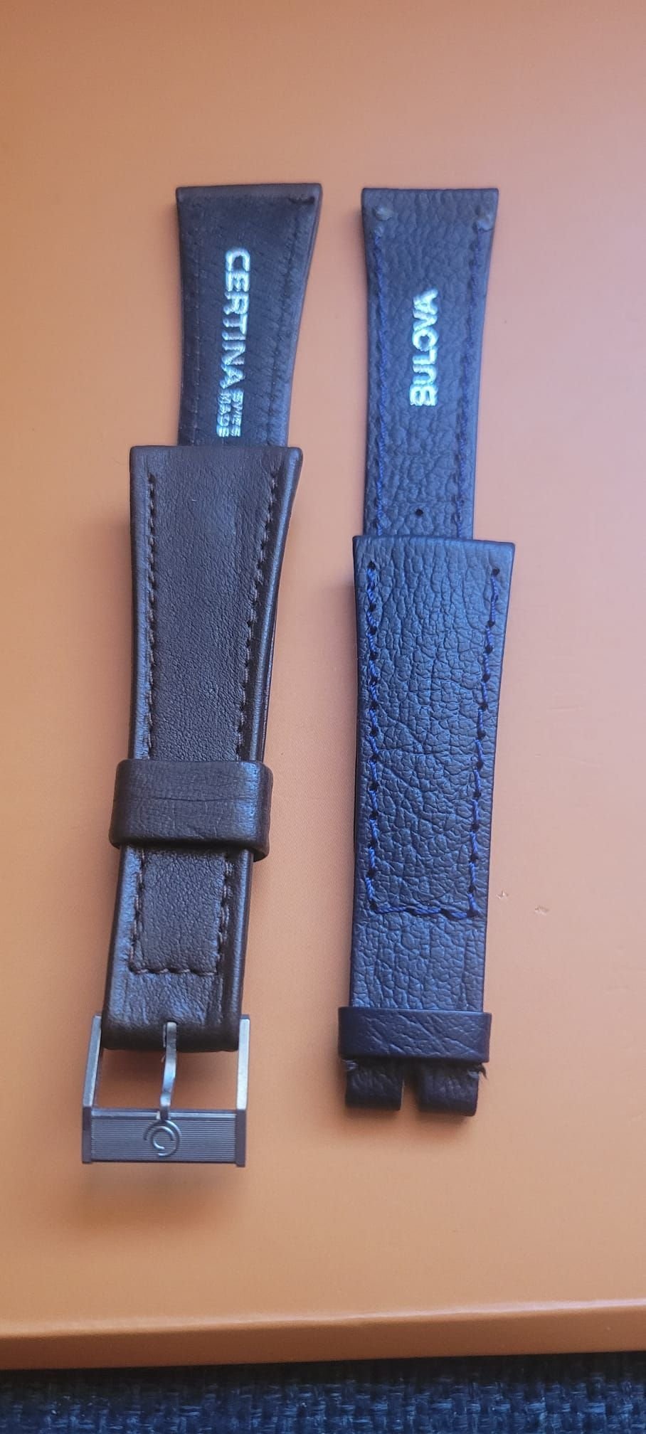 vintage klockarmband certina and bulova