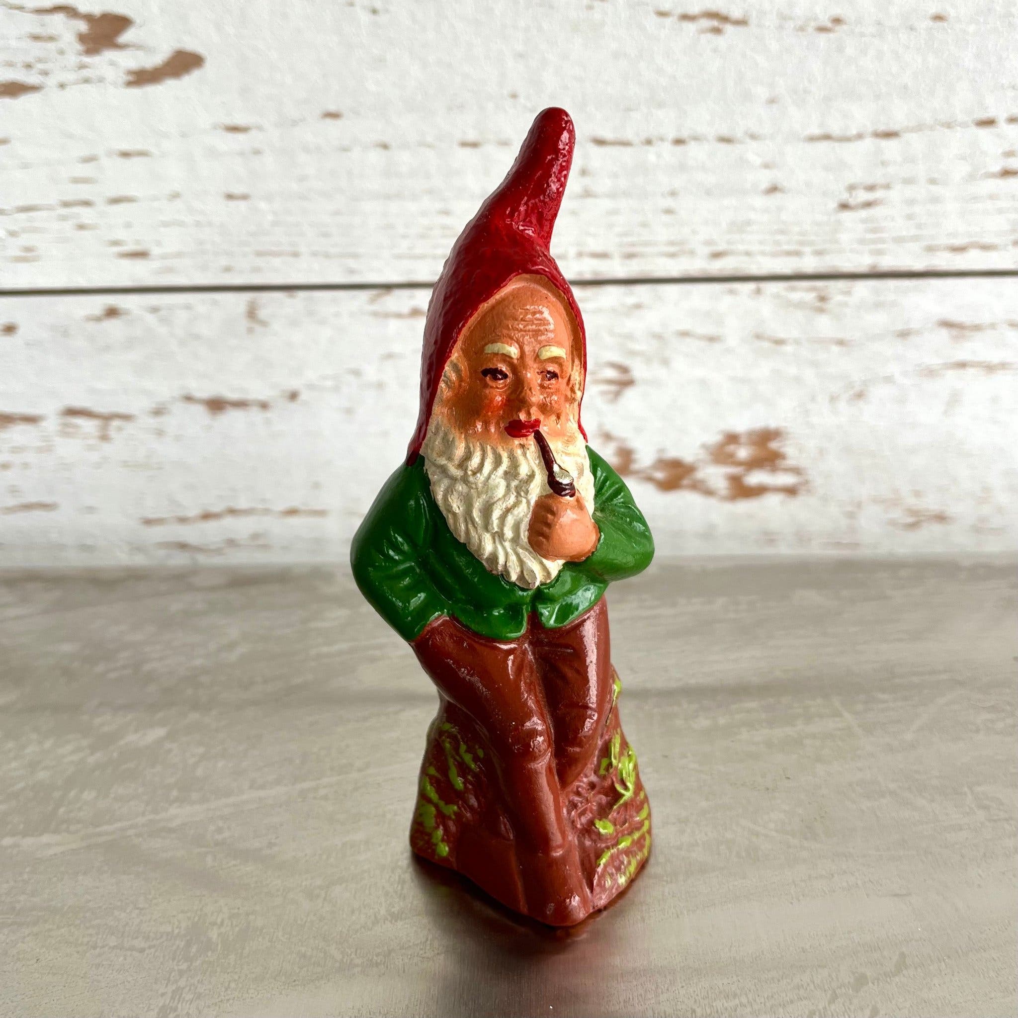 Gammal tomte som röker pipa Gräfenroda Tyskland.. | Köp på Tradera ...