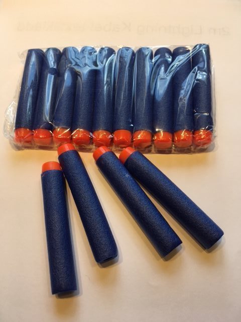 300st 300st 300st blå Skumpilar, skott, pilar passande Nerf N-strike mm. 724e37 300st 300st 300st blå Skumpilar, skott, pilar passande Nerf N-strike mm. 724e37
