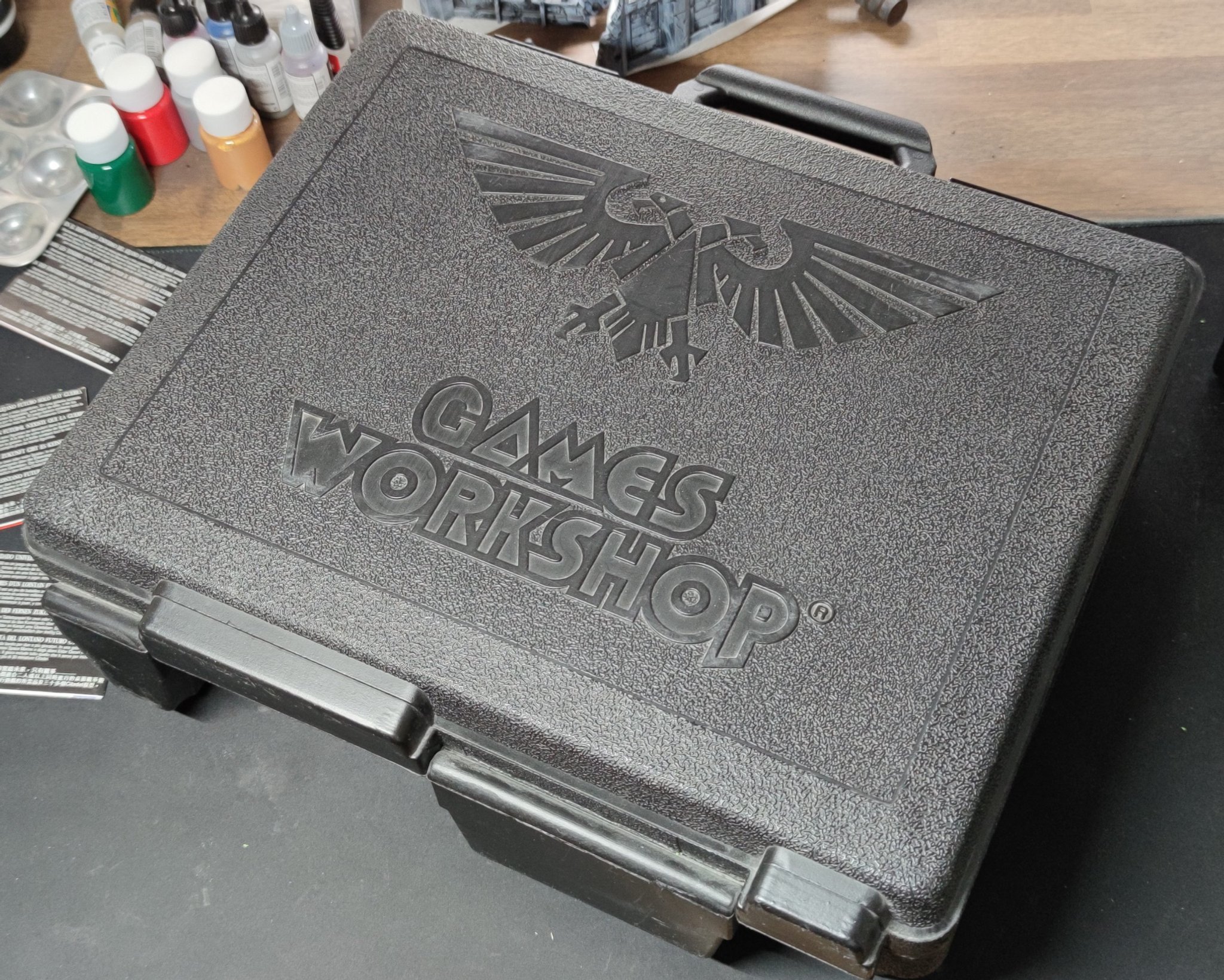 Games case väska retro Wh40k War.. Köp på Tradera