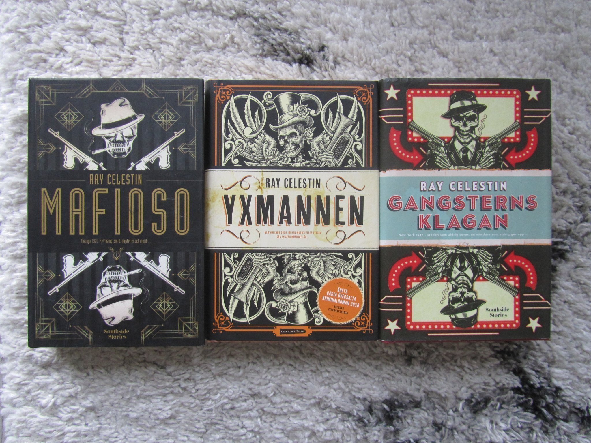 Ray Celestin - 3 böcker .