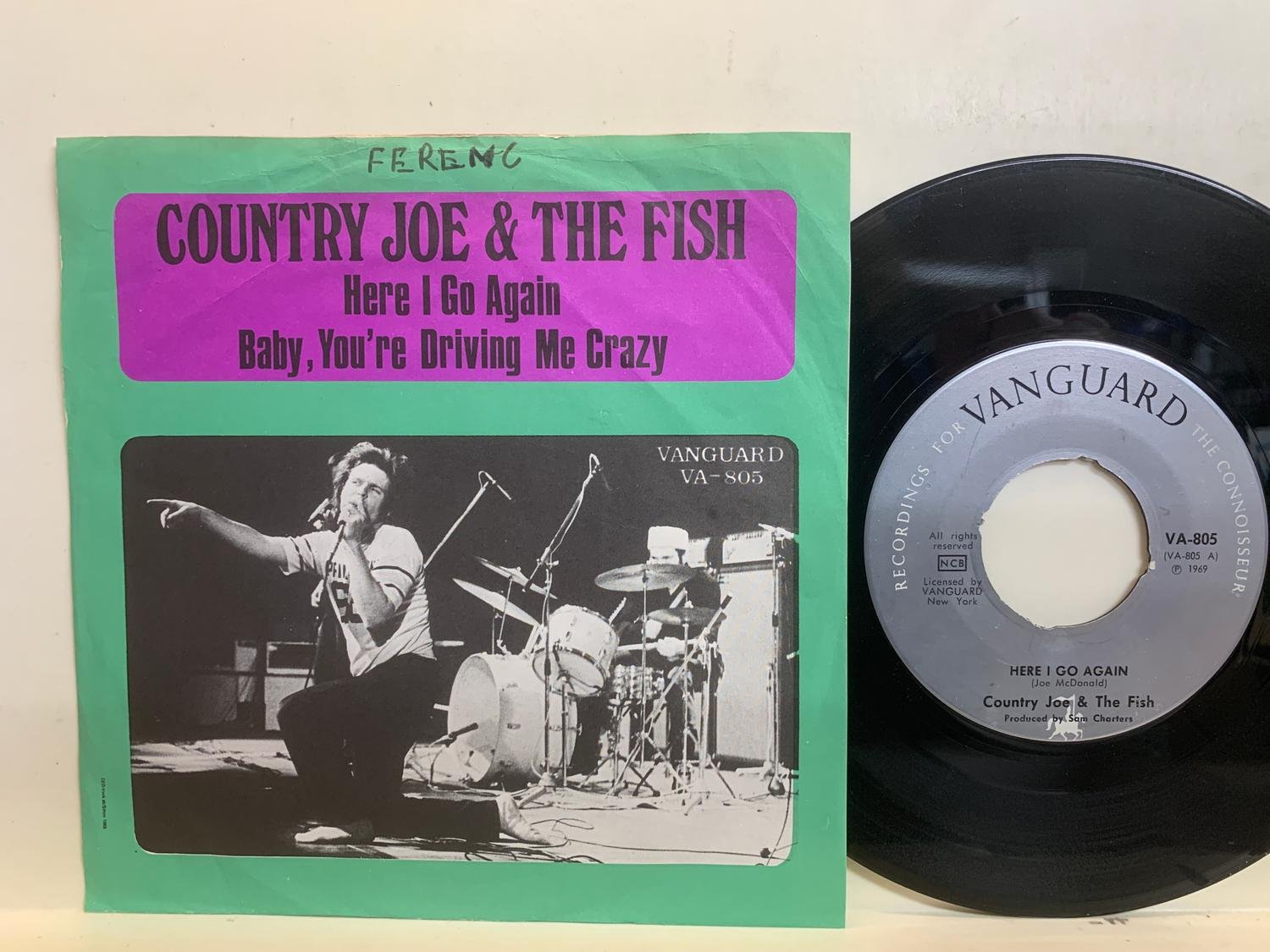COUNTRY JOE AND THE FISH HERE I GO AG.. (398886626) ᐈ backbeat på Tradera