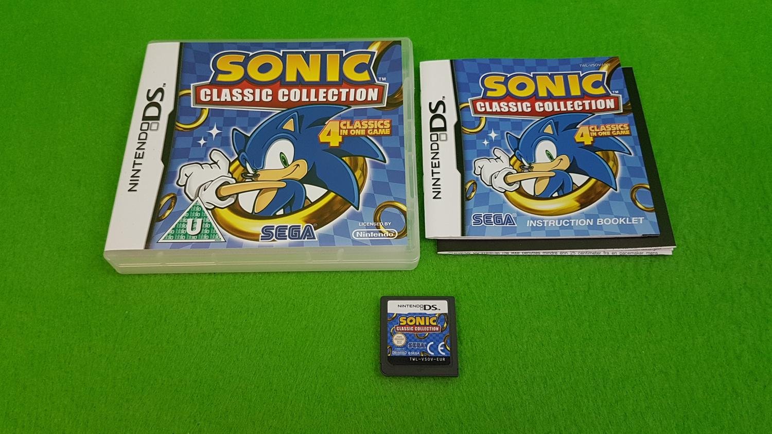 Sonic Classic Collection KOMPLETT Nintendo DS (401095584) ᐈ SpelHem på