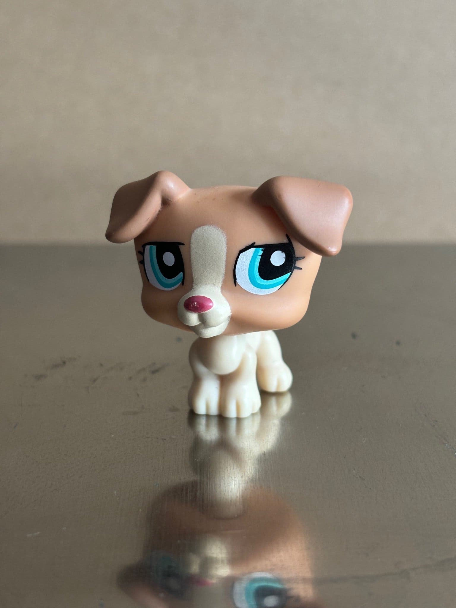 Figurine Littlest Pet Shop Hasbro - Chien Jack Russel #1302 - Occasion