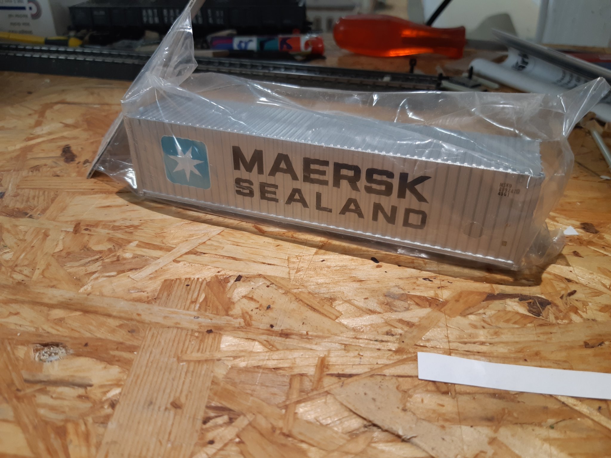 GRÅ MAERSK SEALAND CONTAINER 40 FOT NY HO ENLIG.. (361298109) ᐈ Köp på