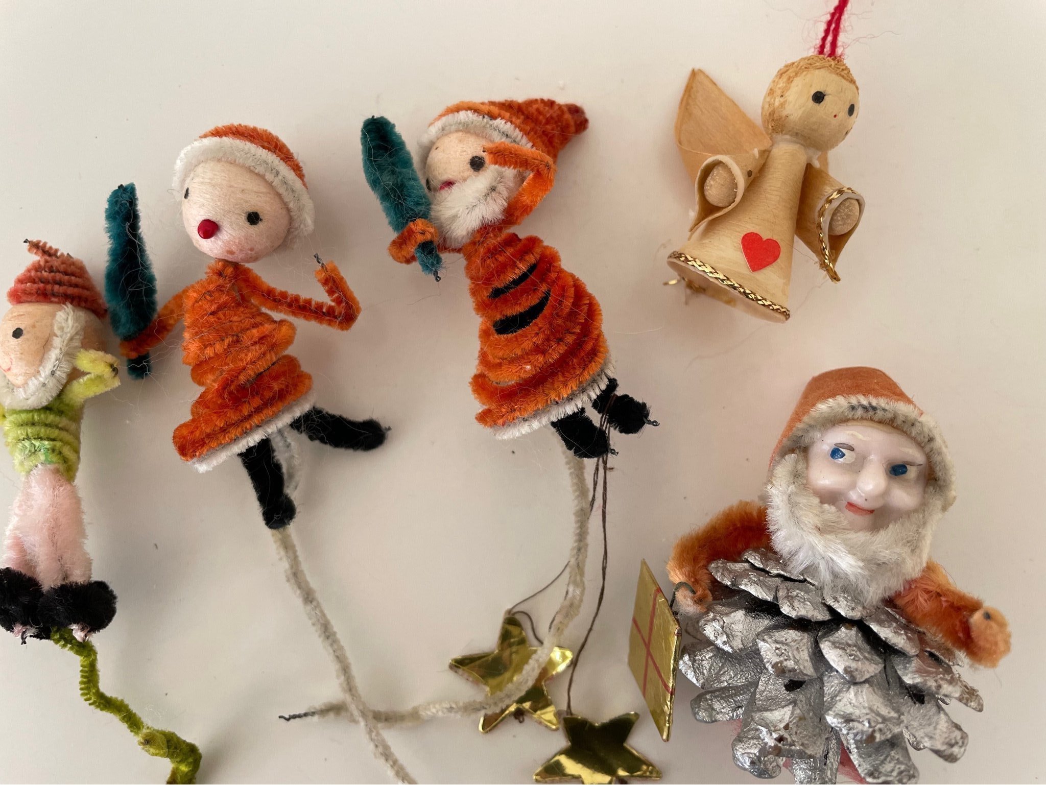 Så söta gamla tomtar tomte julgran retro | Köp på Tradera (607704988)