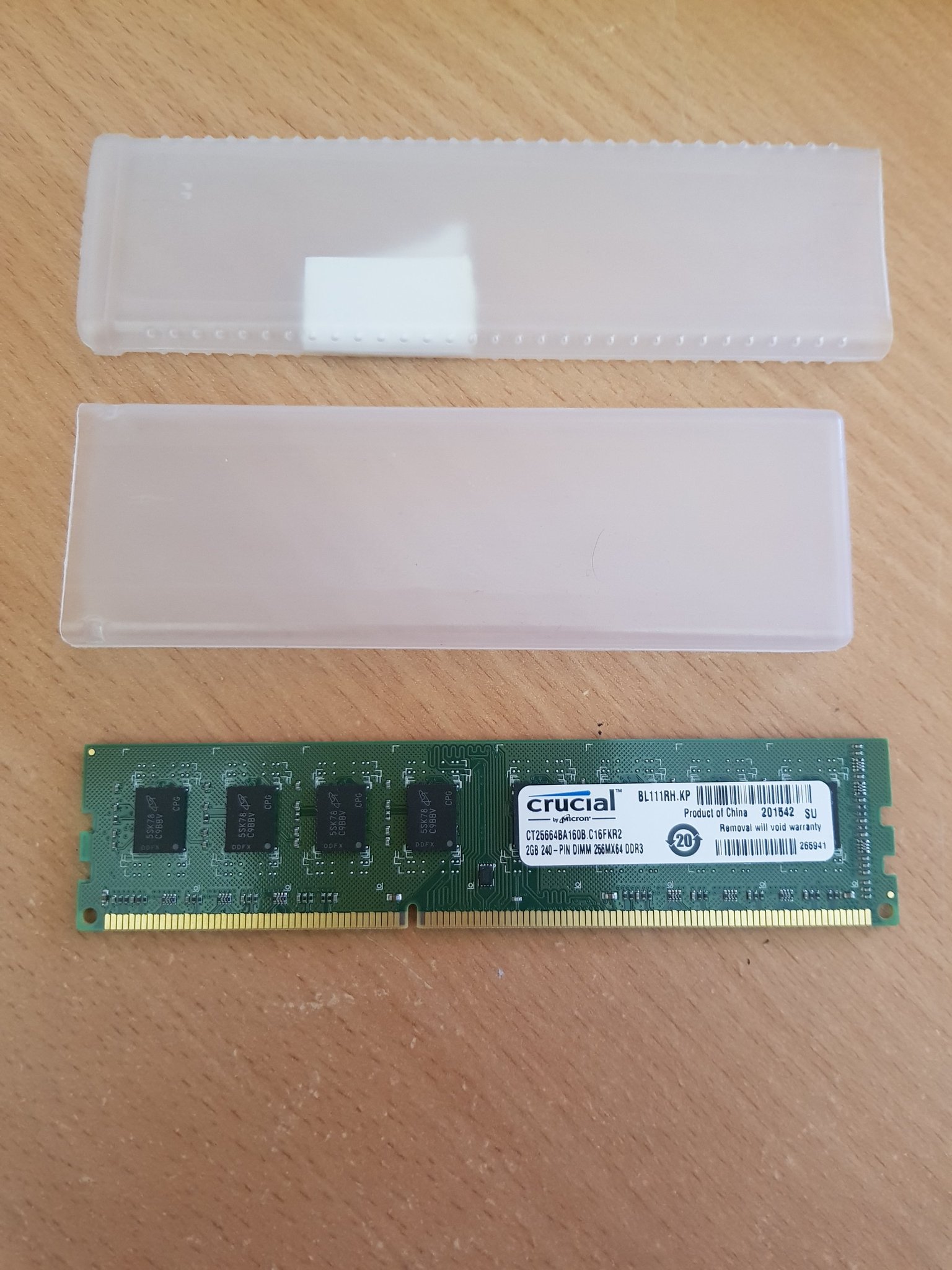 RAM Minne DDR3 2GB PC3-12800 Crucial CT25664BA1.. (411801146) ᐈ Köp på ...