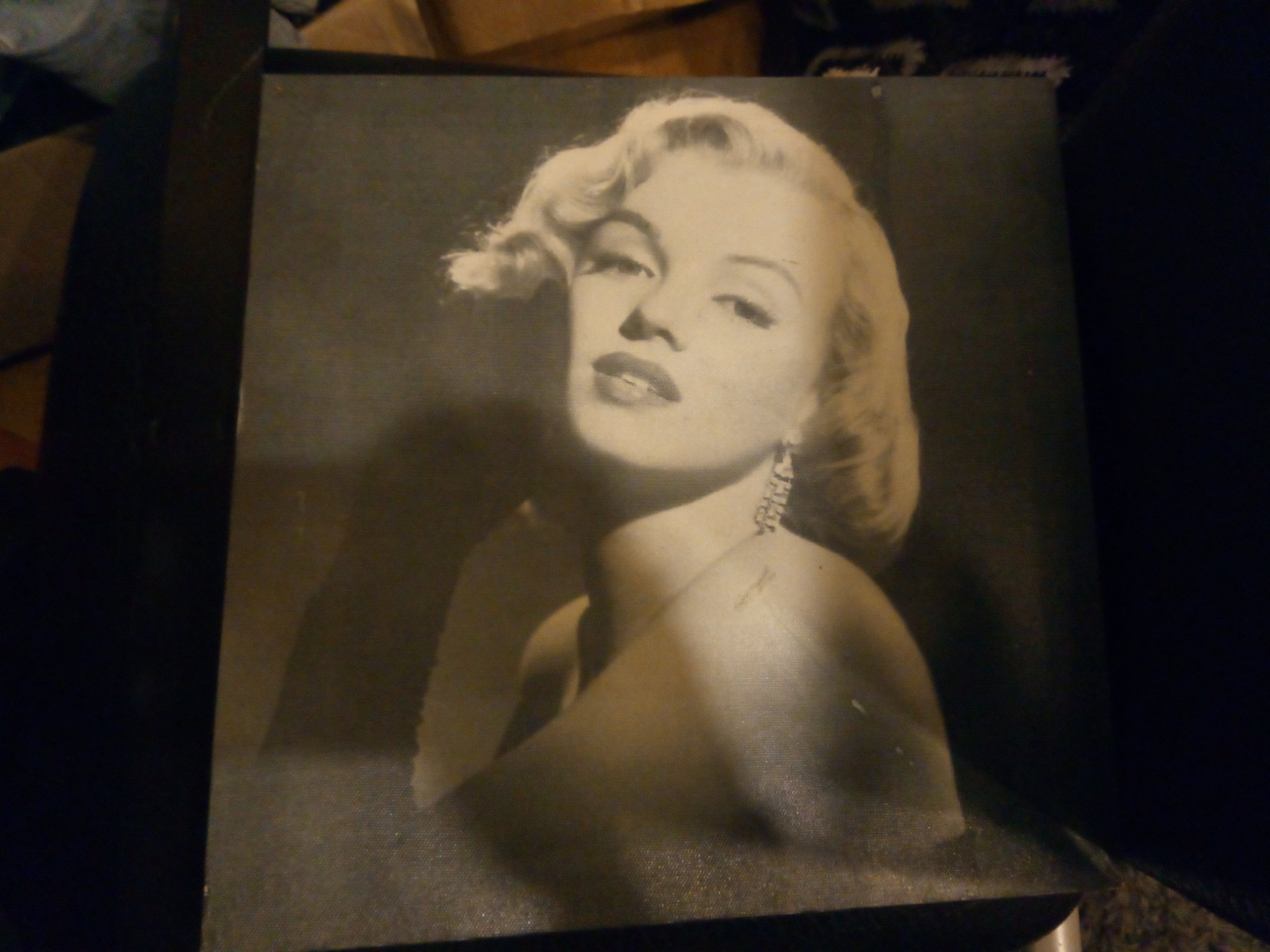 TAVLA Marilyn monroe retrro lite böjd raam (364657690) ᐈ Köp på Tradera