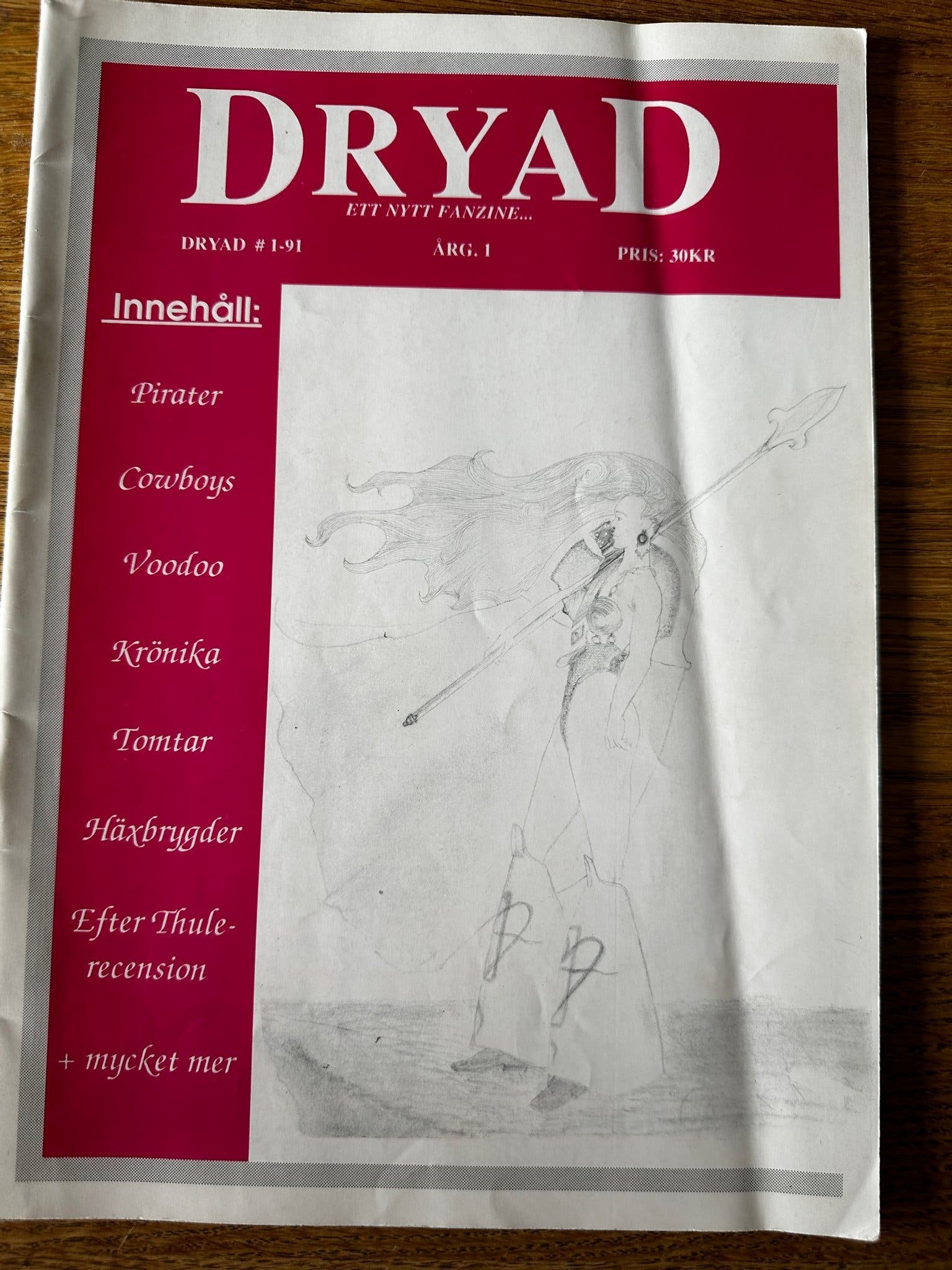 Dryad #1-91 Fanzine