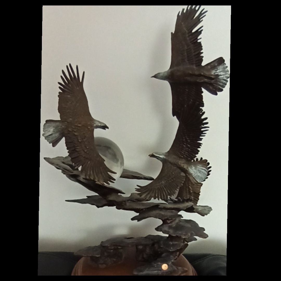 FRANKLIN MINT WINGS OF GLORY BRONZE EAGLE (397560233) ᐈ Köp på Tradera