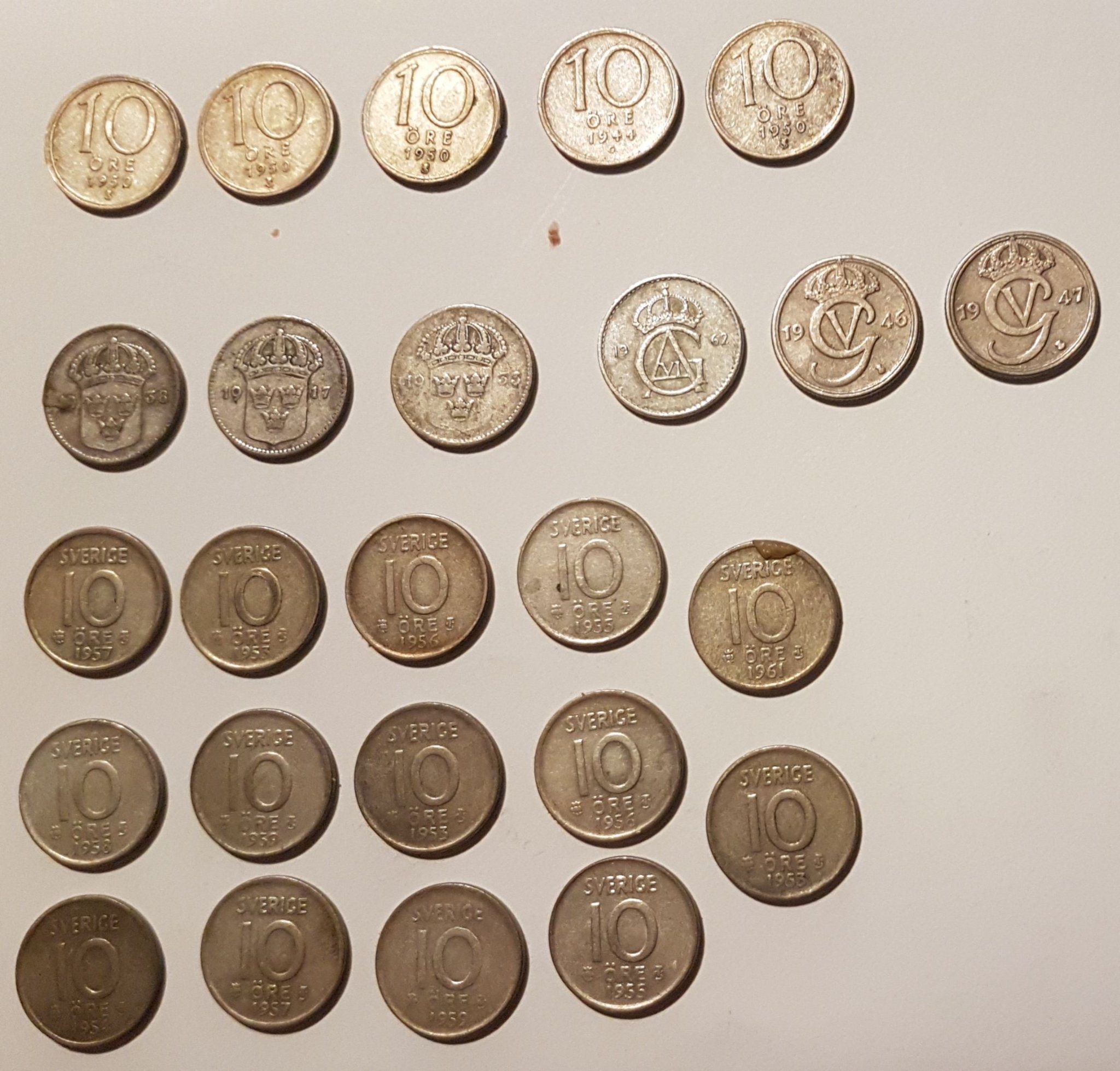 Svenska mynt (343290326) ᐈ Köp på Tradera