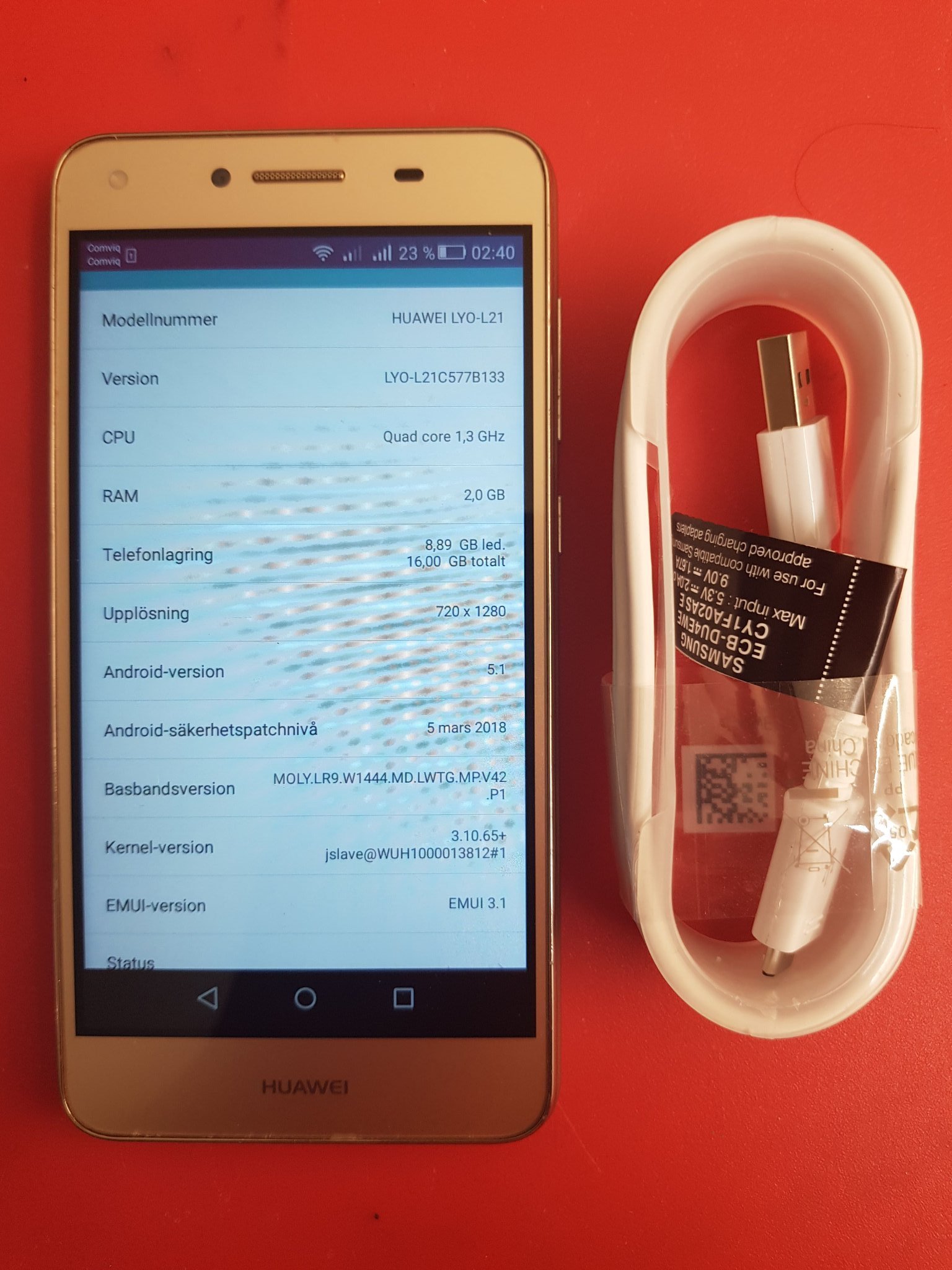 Huawei Y6 II GULD 16GB. (392480286) ᐈ Telese2 på Tradera