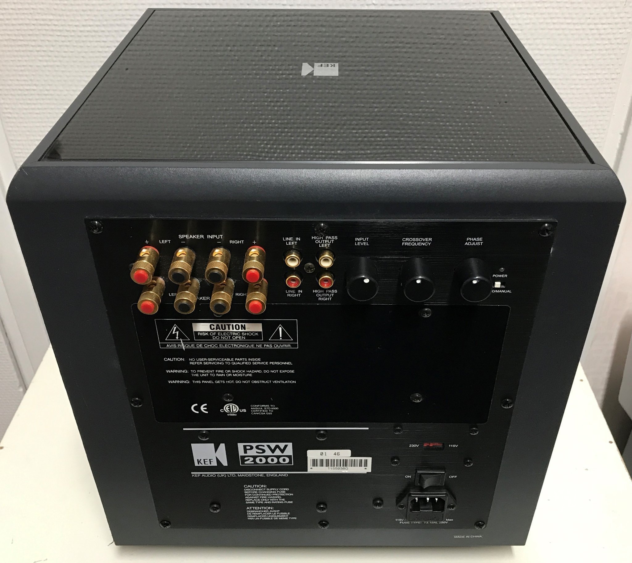 KEF PSW 2000, aktiv subwoofer (439279355) ᐈ Köp på Tradera