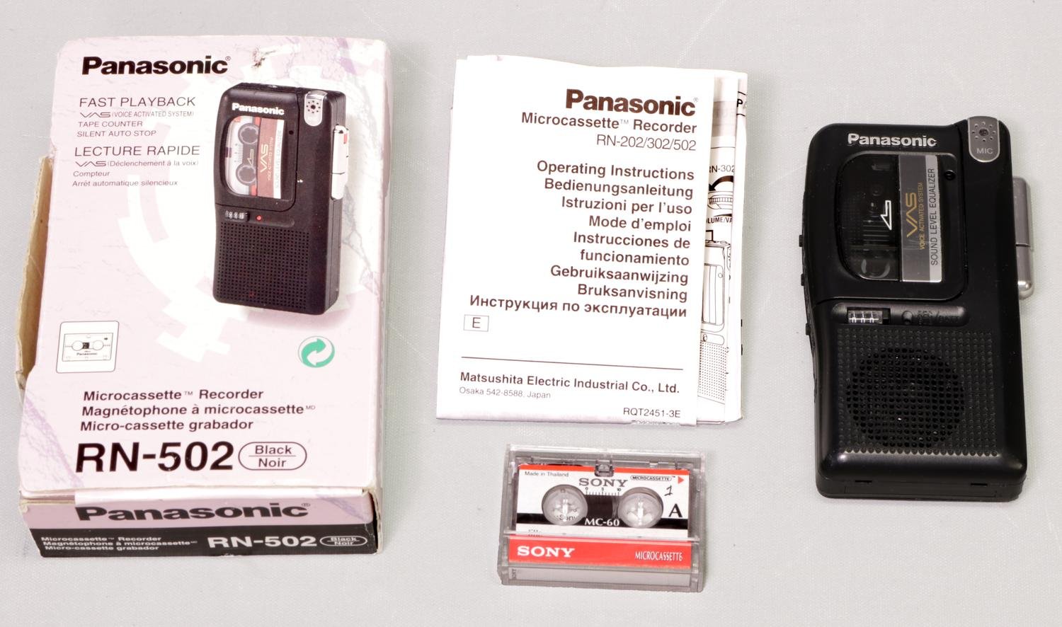 Panasonic RN502 Black Microcasse.. (391407277) ᐈ Massiartdesign på Tradera