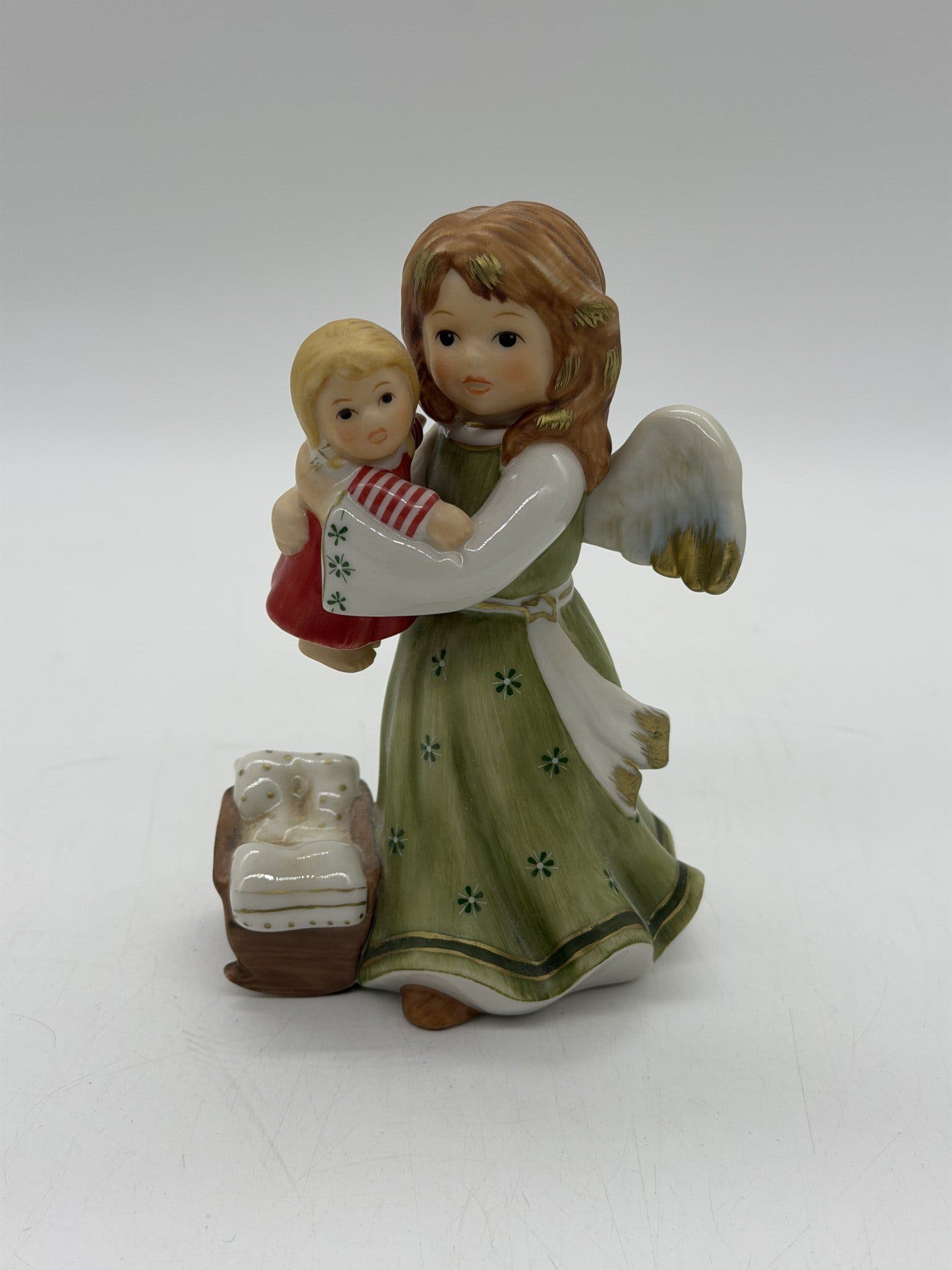 NR2 FIGURIN PORSLIN GOEBEL ÄNGEL / FLICKA MED BARN