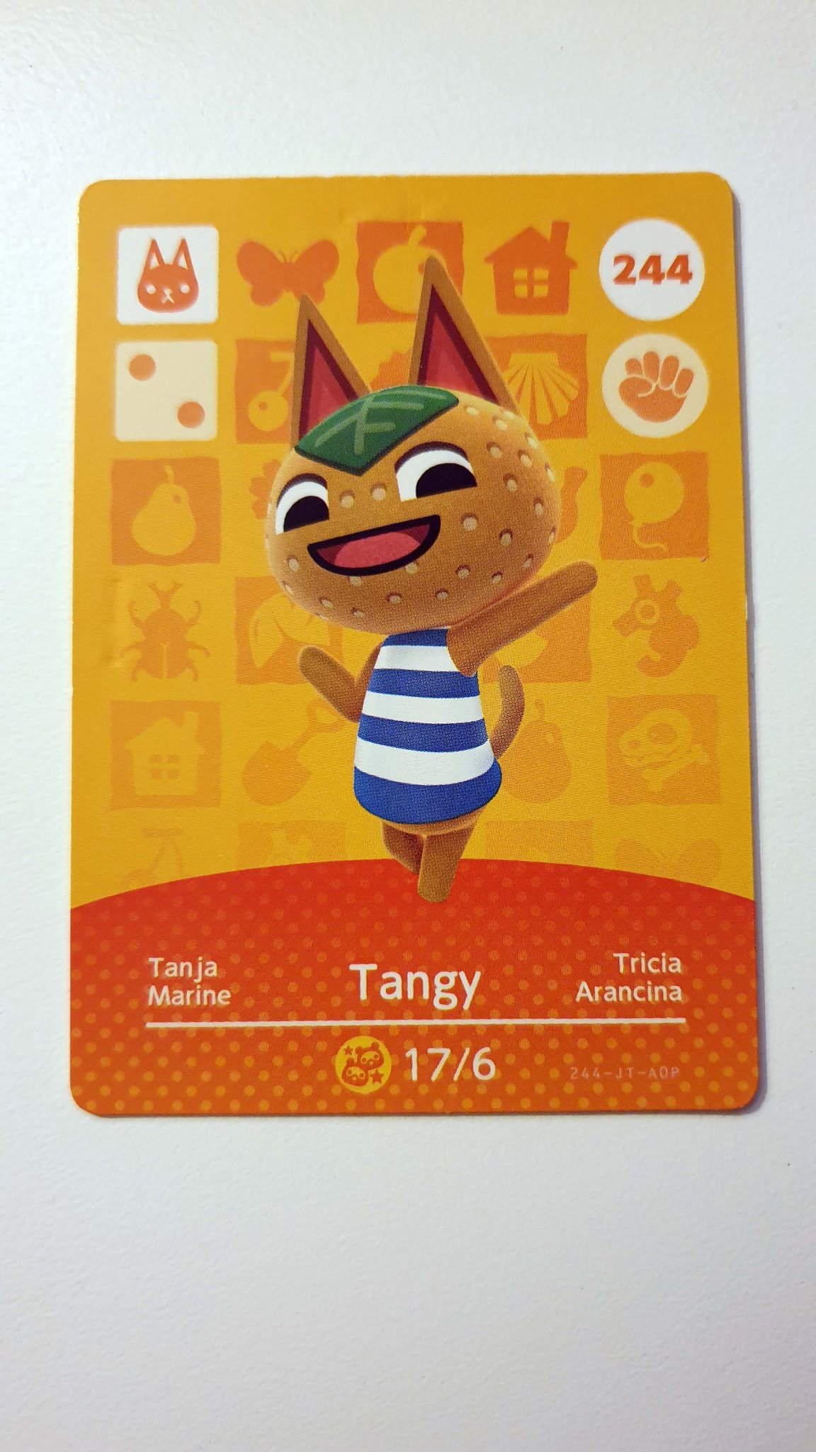 Animal Crossing Amiibo Card 244 Tangy (411302392) ᐈ Köp på Tradera