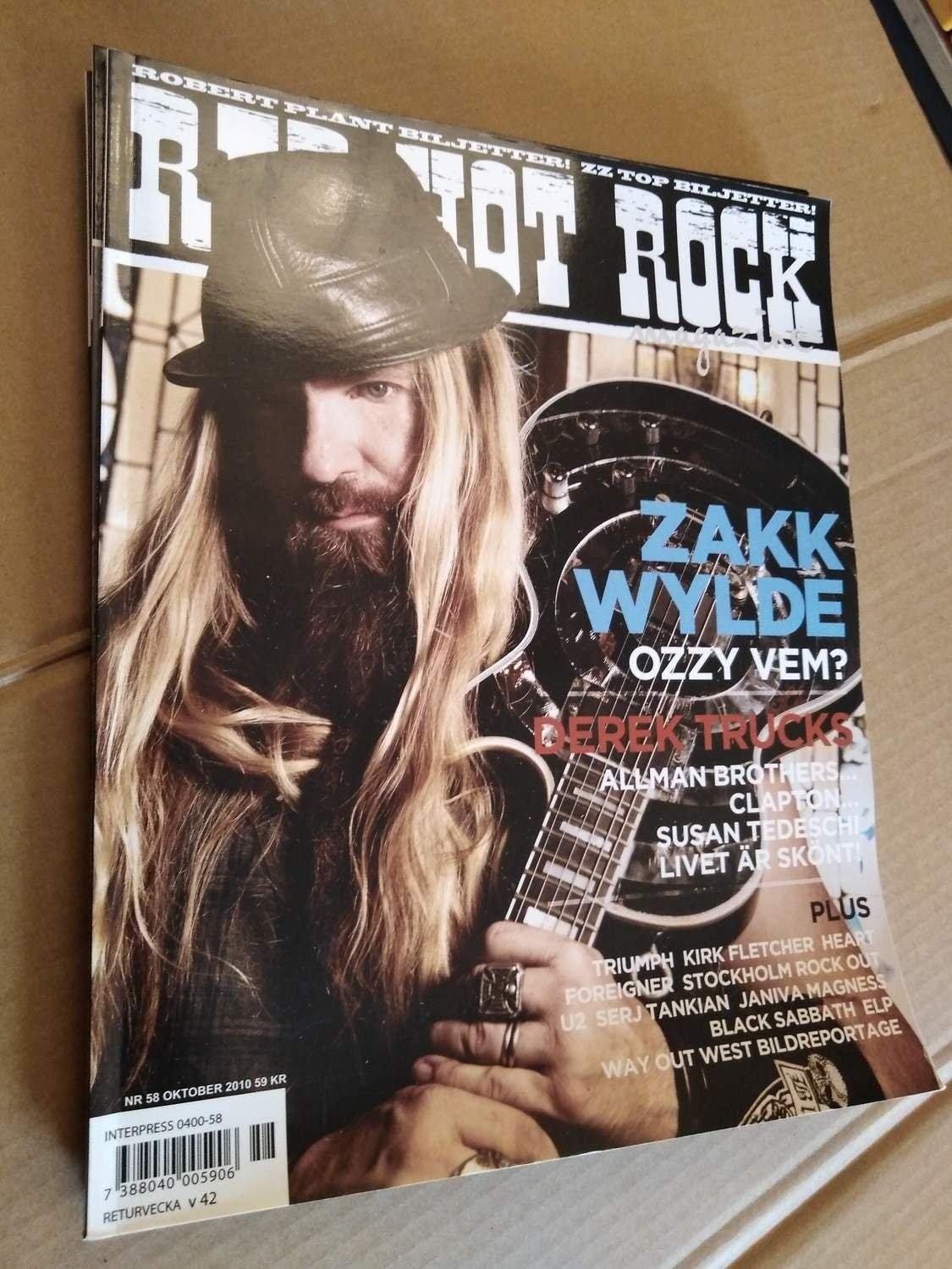 Red hot rock magazine 2010 nr .. | Köp från Vinylcomics på Tradera ...