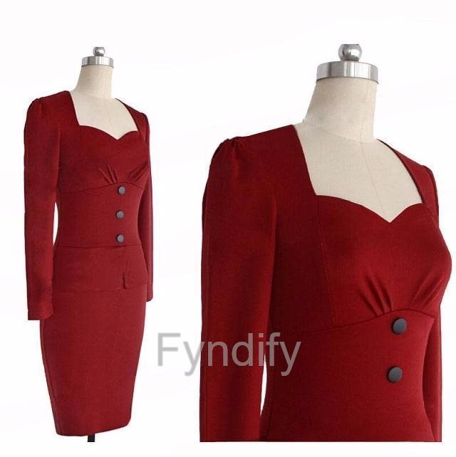 Klänning Business Röd Strlk Strlk Strlk XL ea546a Klänning Business Röd Strlk Strlk Strlk XL ea546a