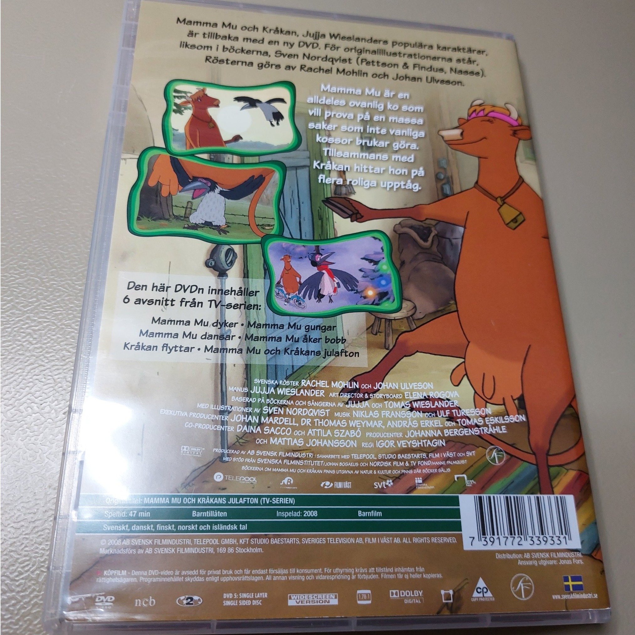 Mamma Mu Och Kråkans Julafton (2008) DVD Köp på Tradera (603901654)