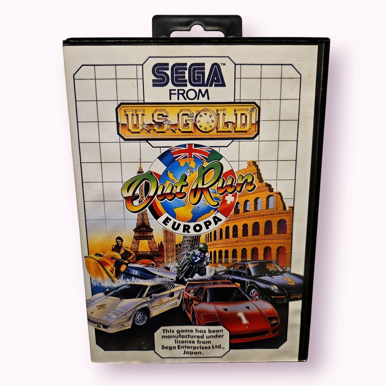 Jeu Vidéo OutRun Europa - Sega Master System - Bon état - Vendeur Professionnel