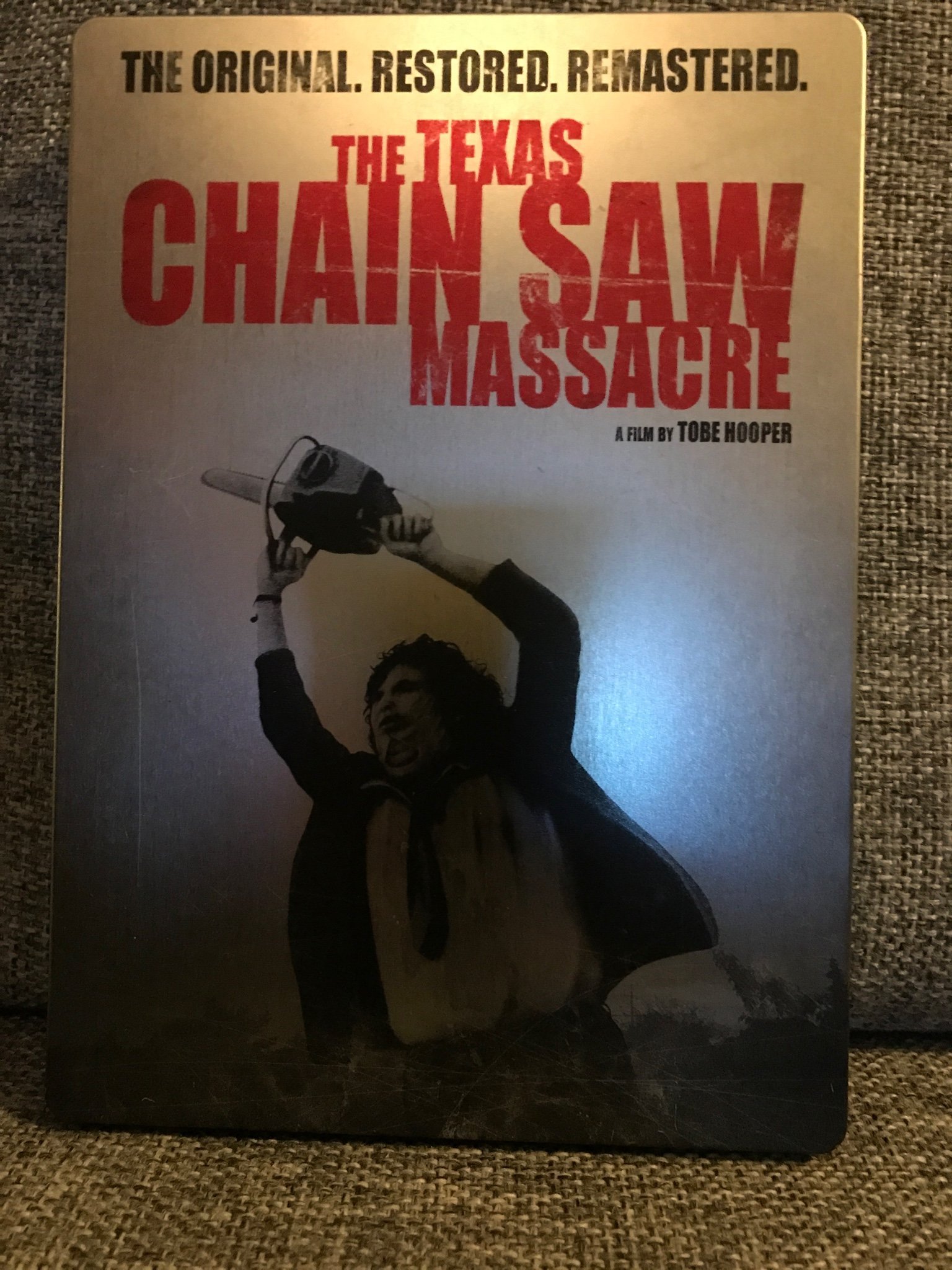 the texas chain saw massacre dvd label