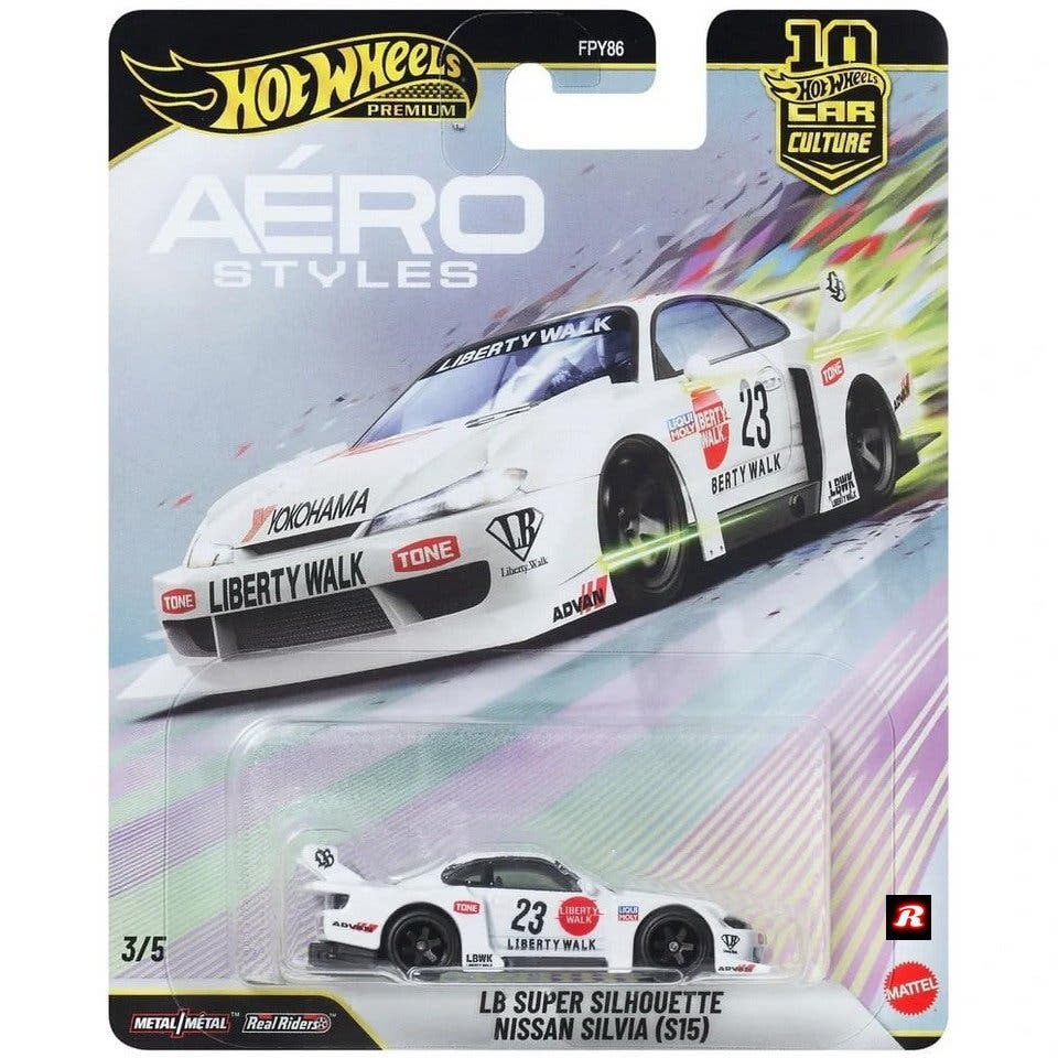 Hot Wheels premium model of Nissan Silvia S15 super silhouette
