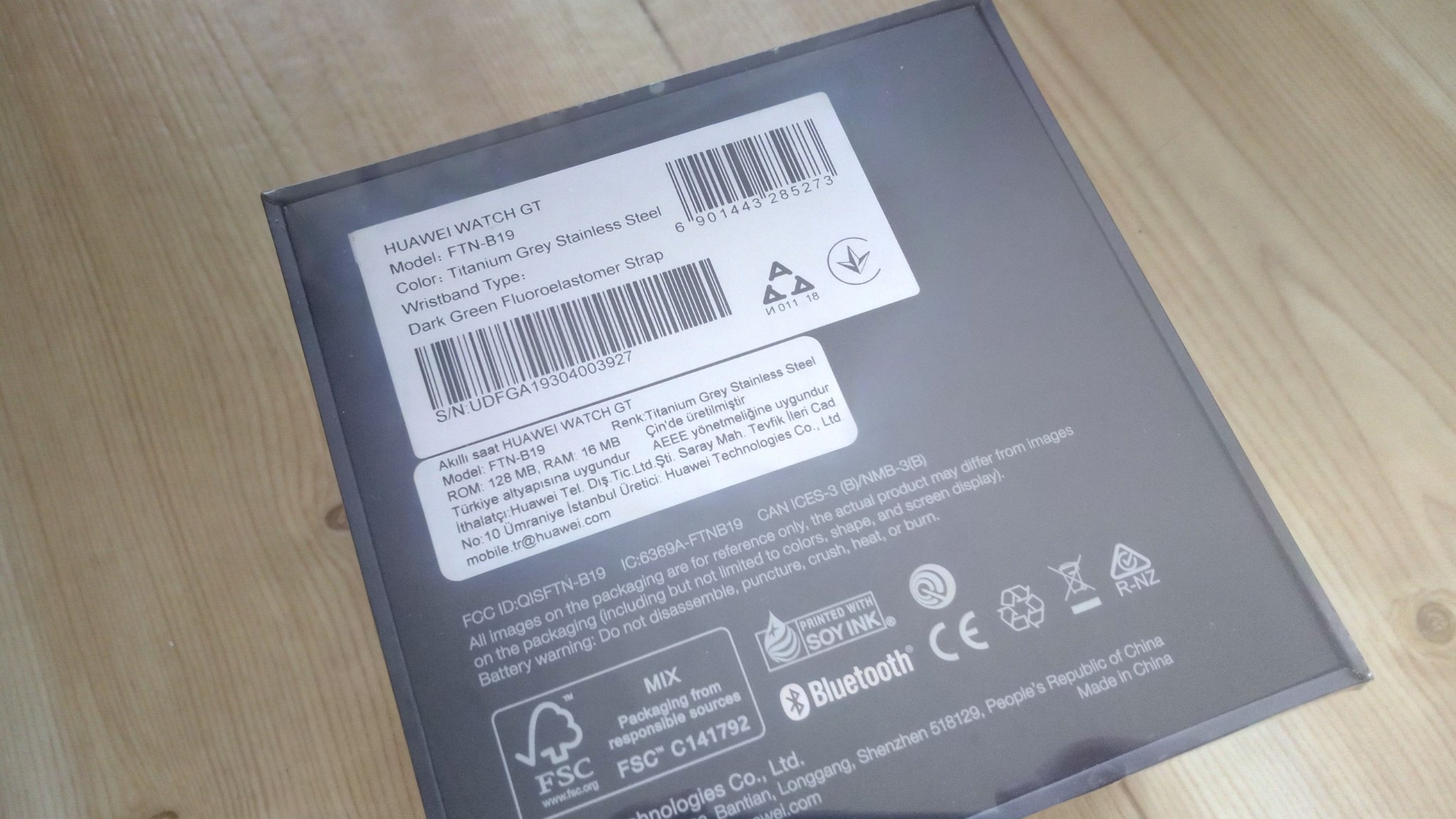 huawei gt 2 titanium grey