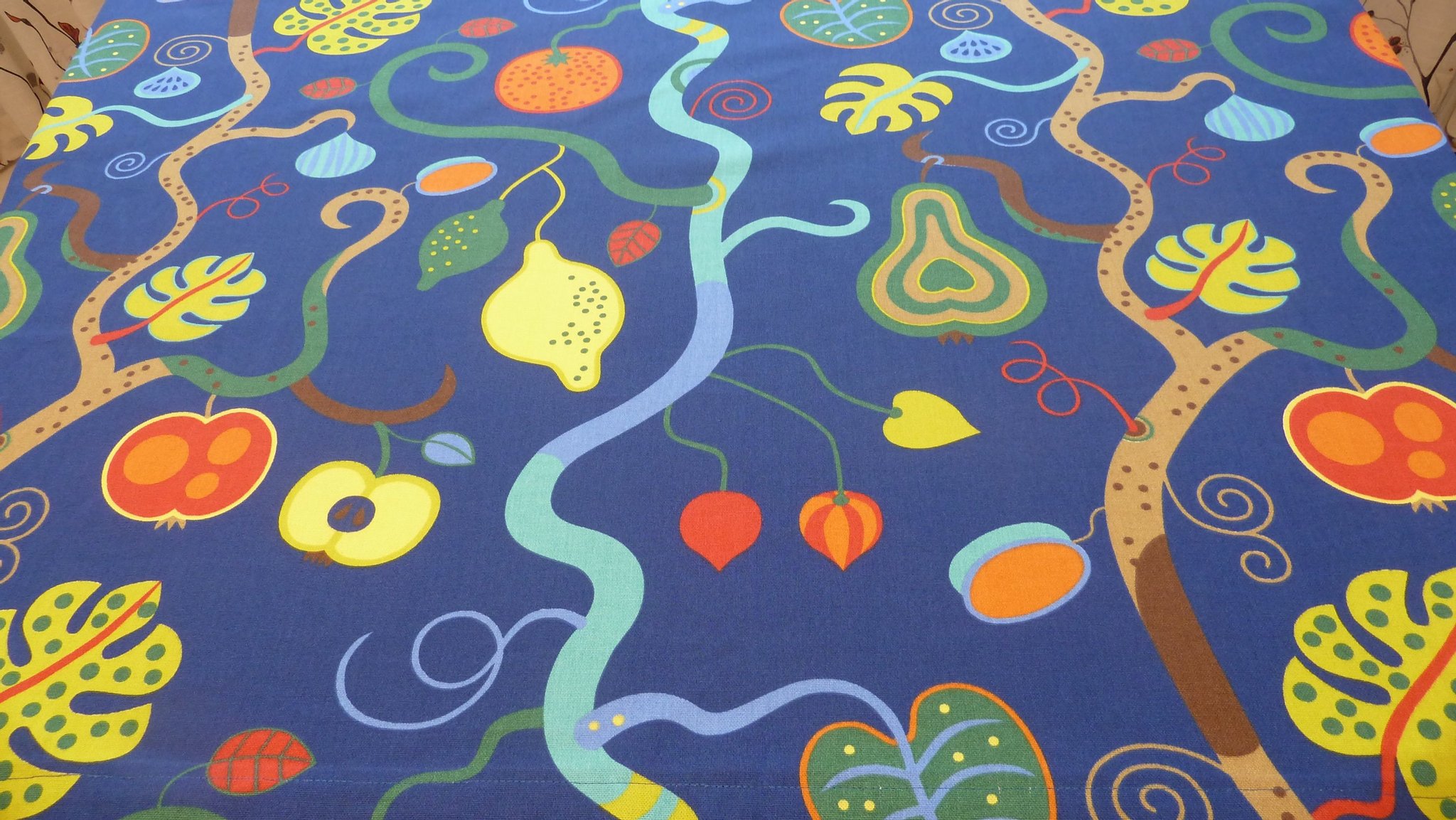 RETRO TEXTIL PARADIS DESIGN CAJSA BRATT M.. Köp på Tradera