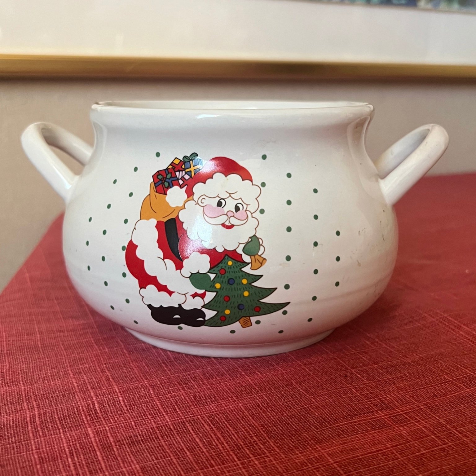 Retro vintage julkruka Tomte, julgran Jul s.. Köp på Tradera