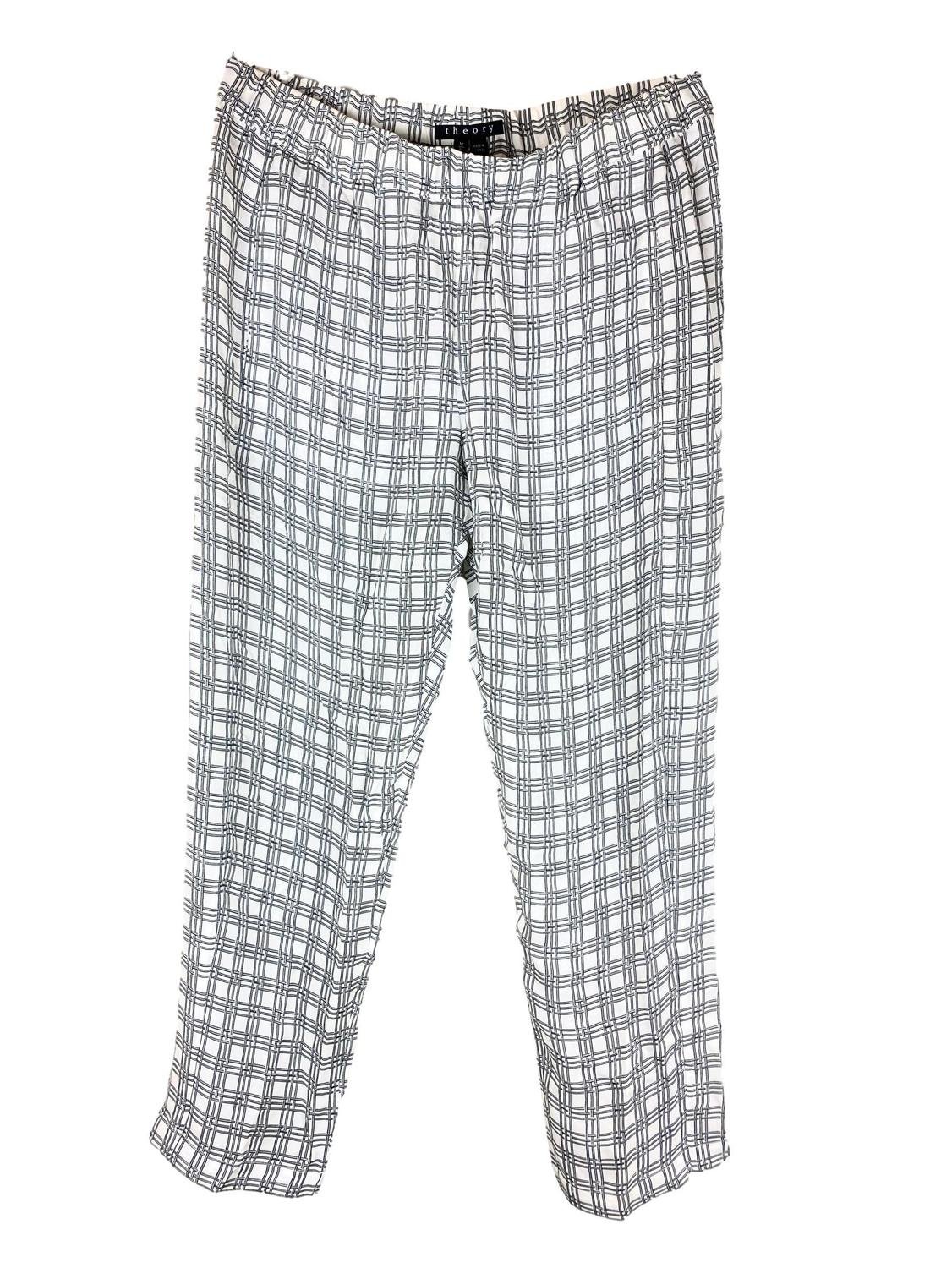 two tone checkered trousers