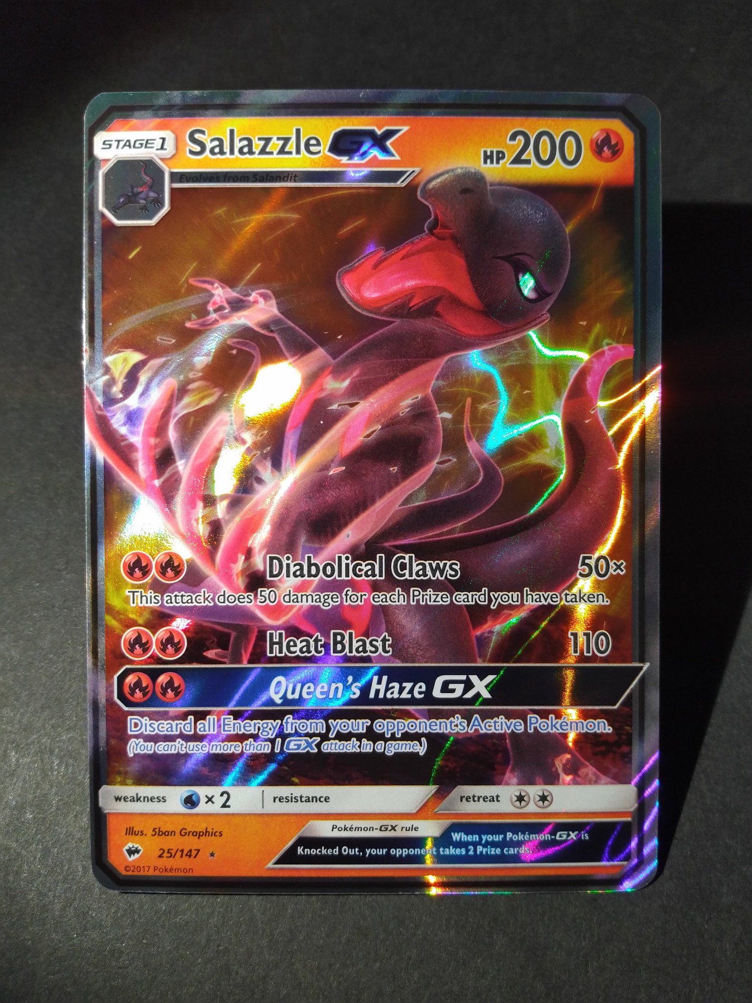 Mint+ Salazzle GX 25/147 Ultra Rare Glittri.. (411412601) ᐈ Köp på